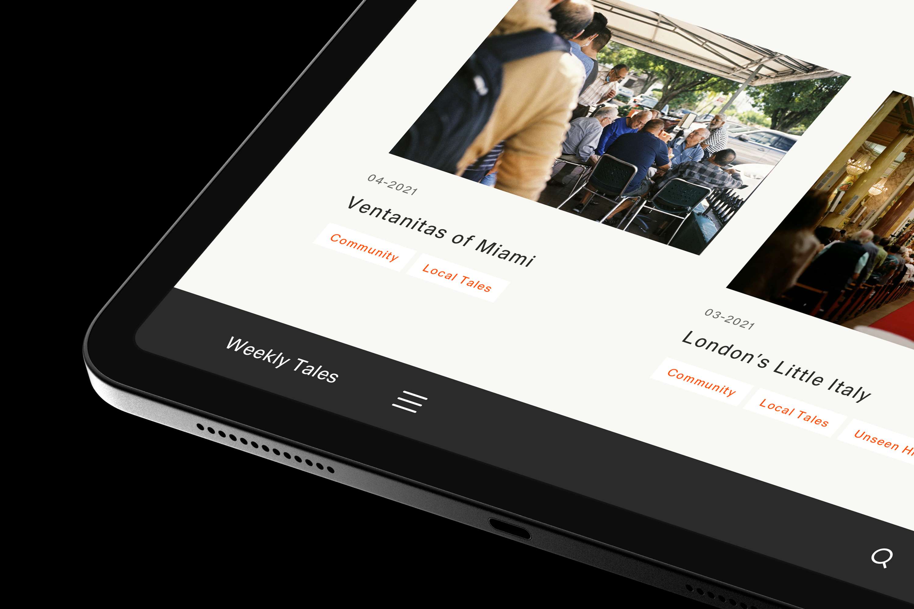 Weekly Tales - Website and identity by In-col Studio