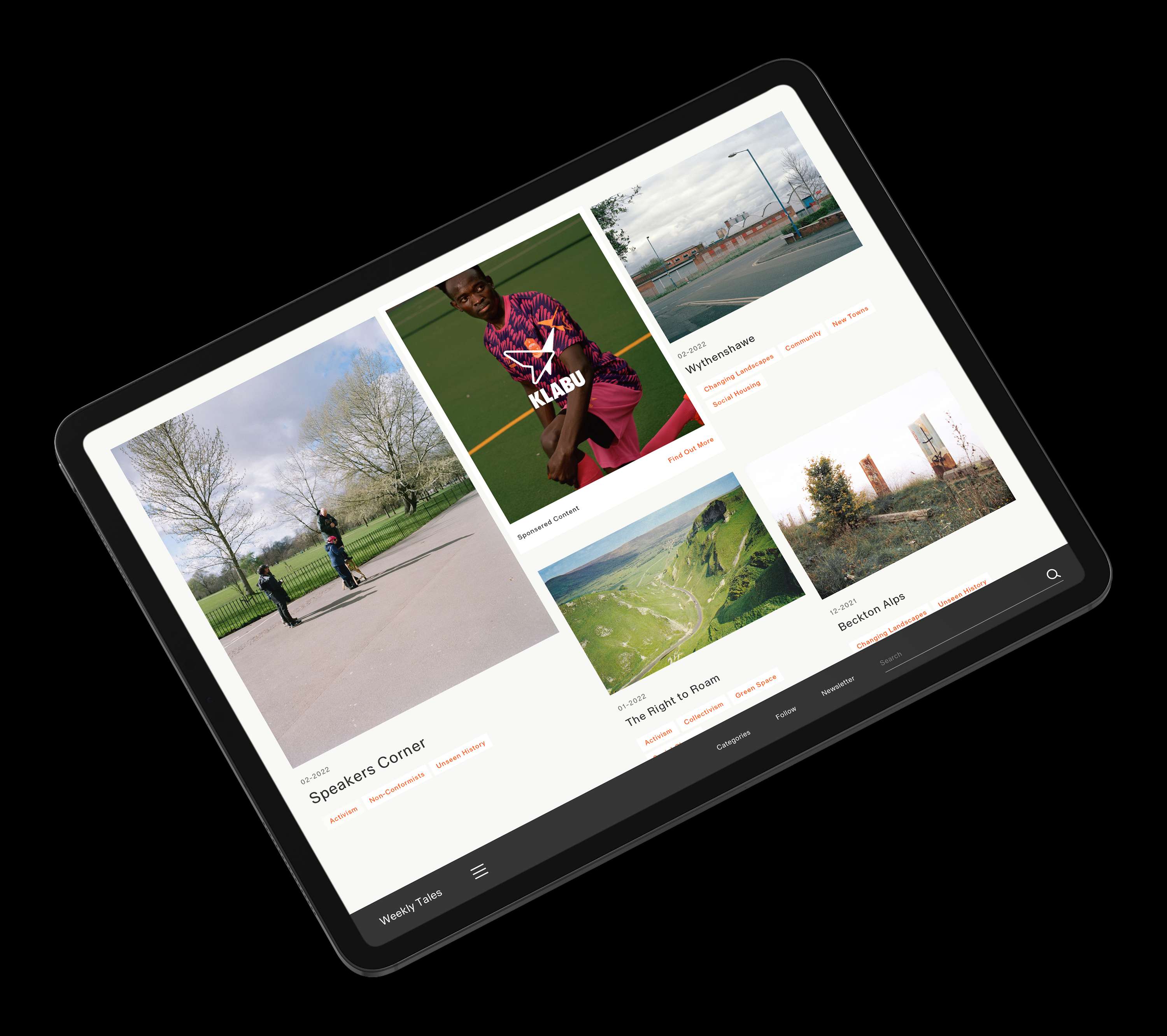 Weekly Tales - Website and identity by In-col Studio