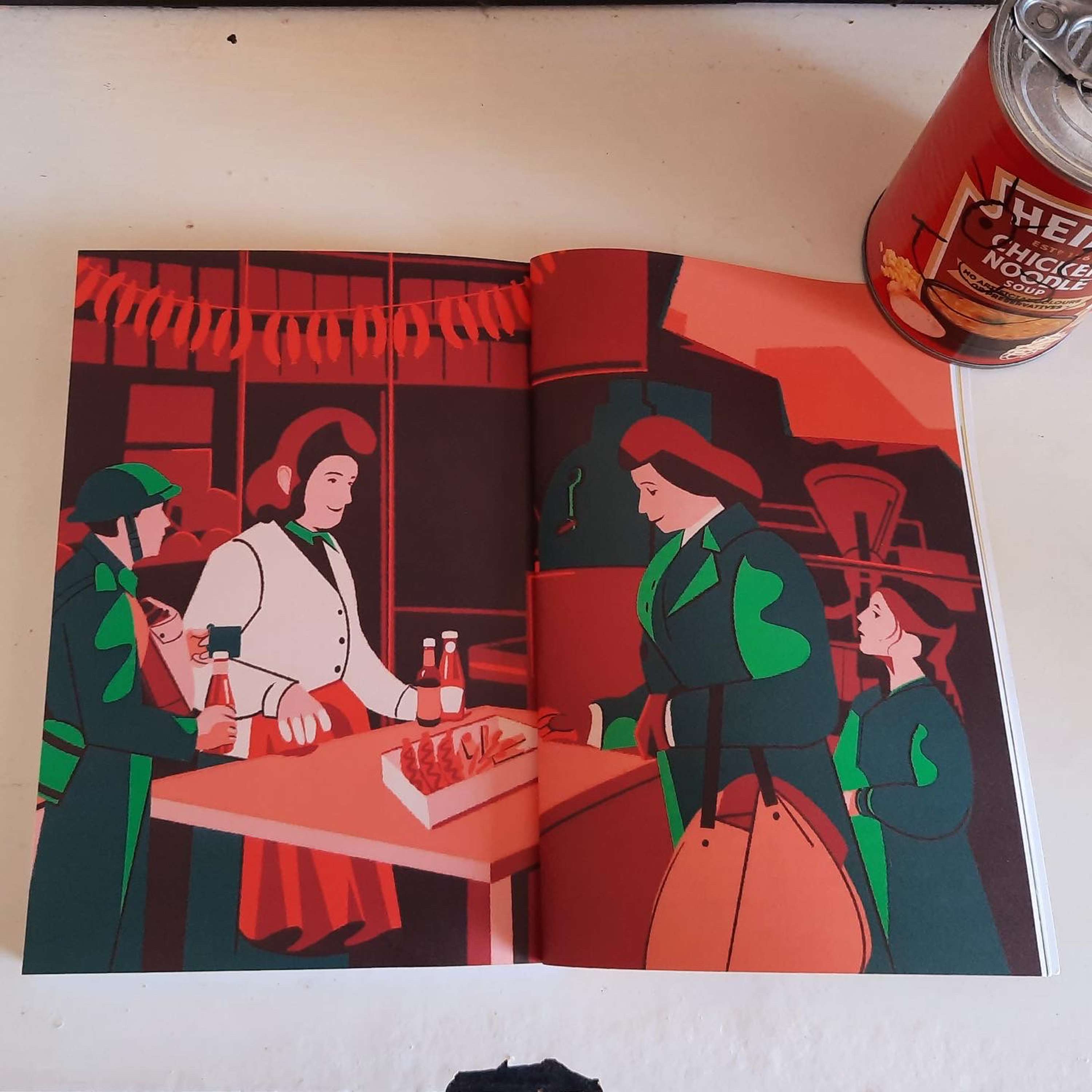 Potluck Zine- Issue 6- Currywurst by Andi Bowskill