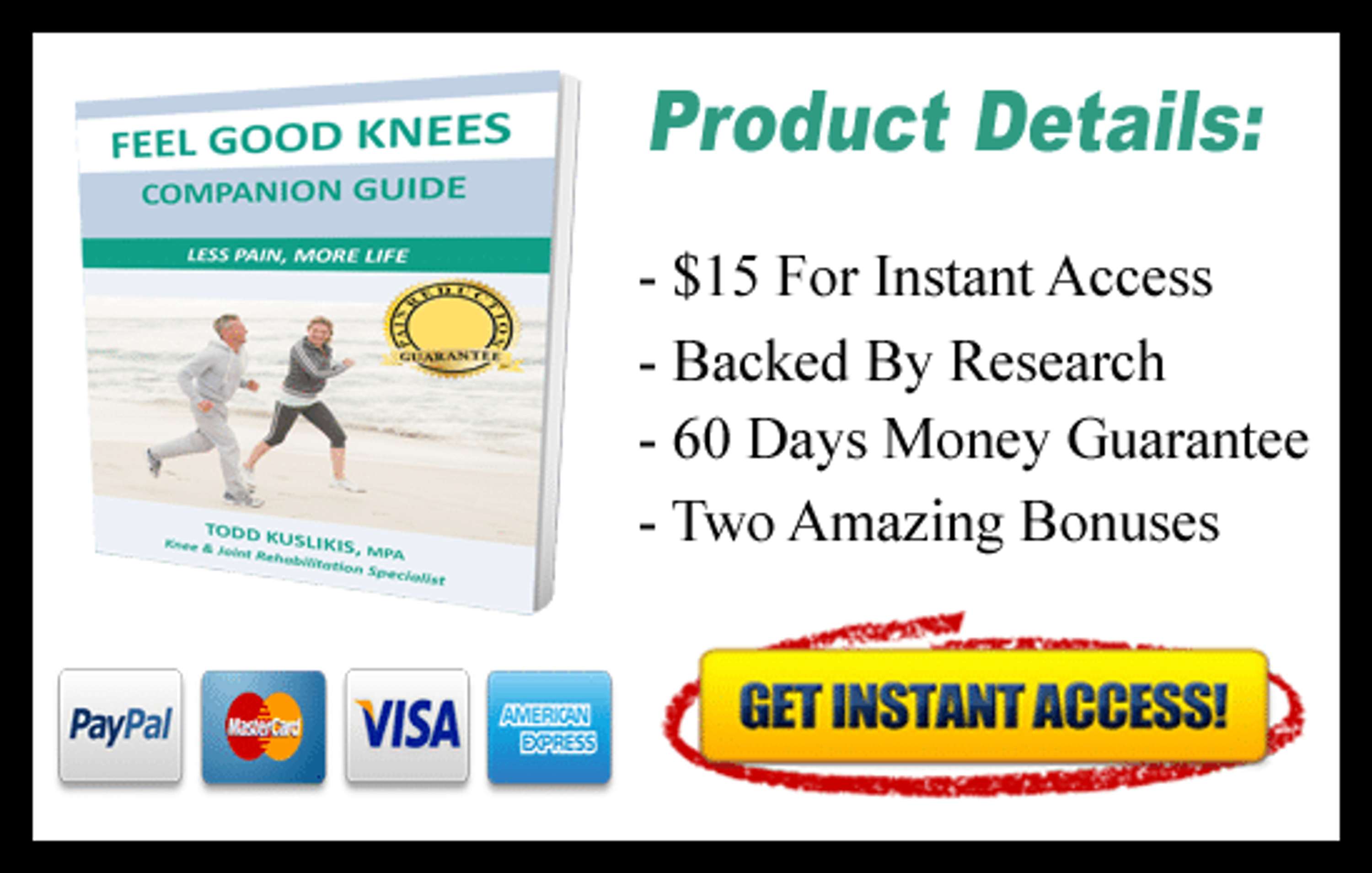 Feel Good Knees Reviews : Complete 2022 Review & How It Works? by All Fitness Supplement