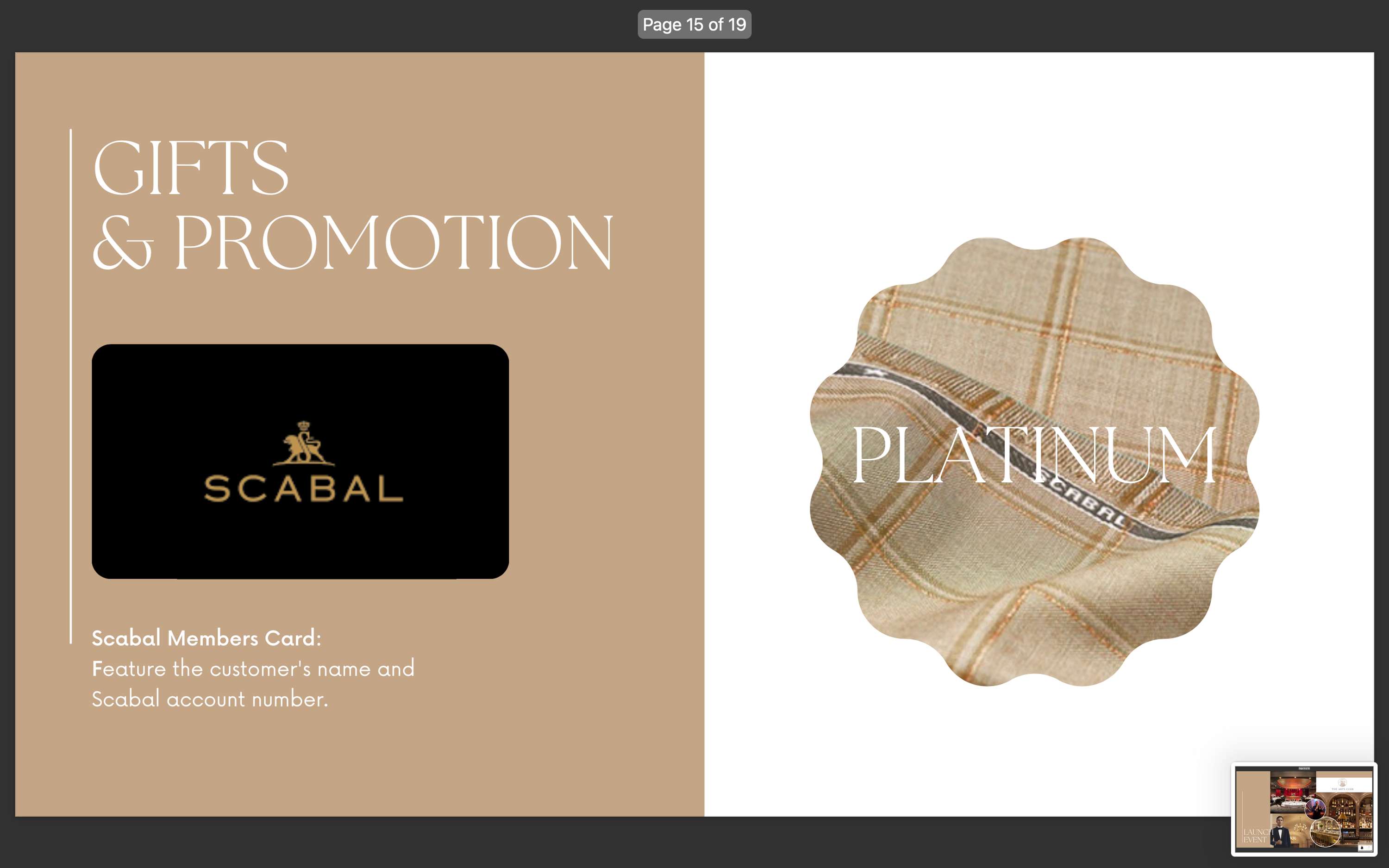 Scabal E-Commerce project by Lucy Brine