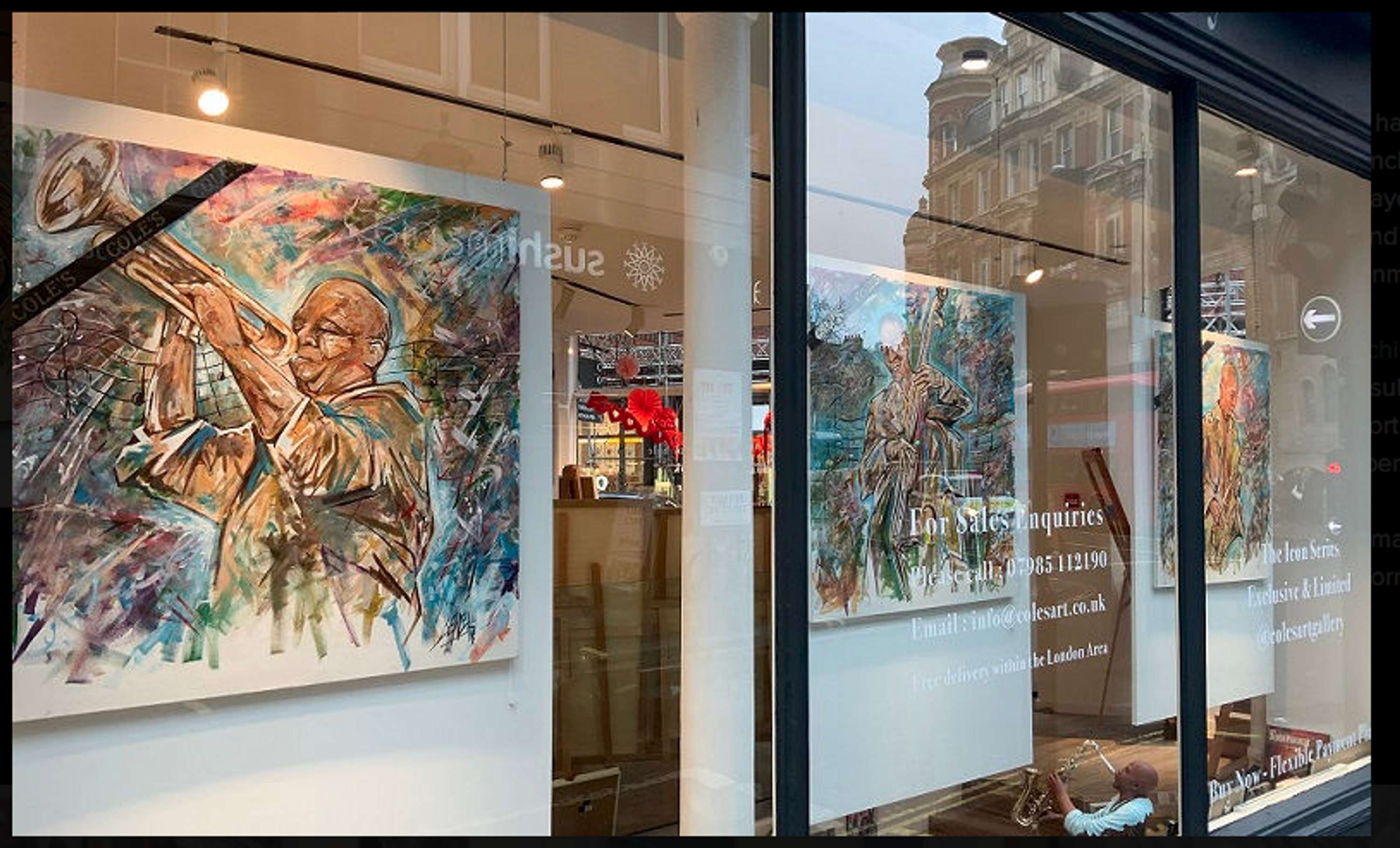 Coles Art Gallery Website Design and Promotion by David Emmanuel Noel