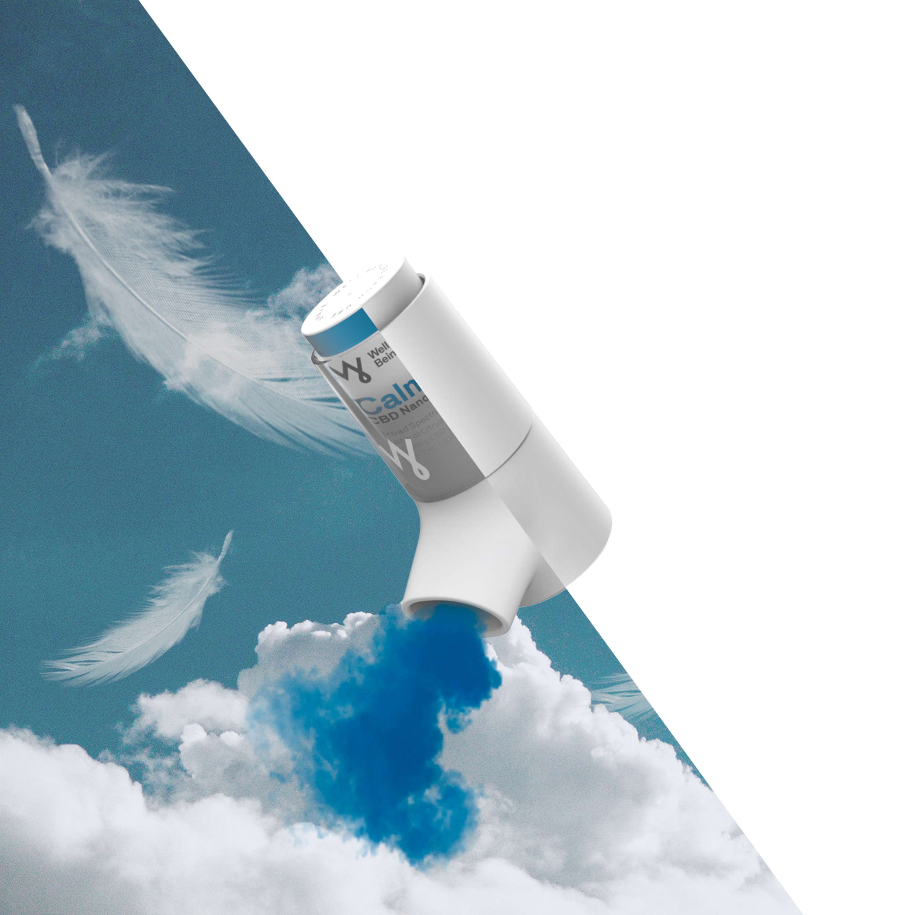 RENDER  OF THE CBD INHALER BY MINIMAL STUDIO FOR WELL BEINGS COMPANY CHALLENGE. by Jorge Olvera