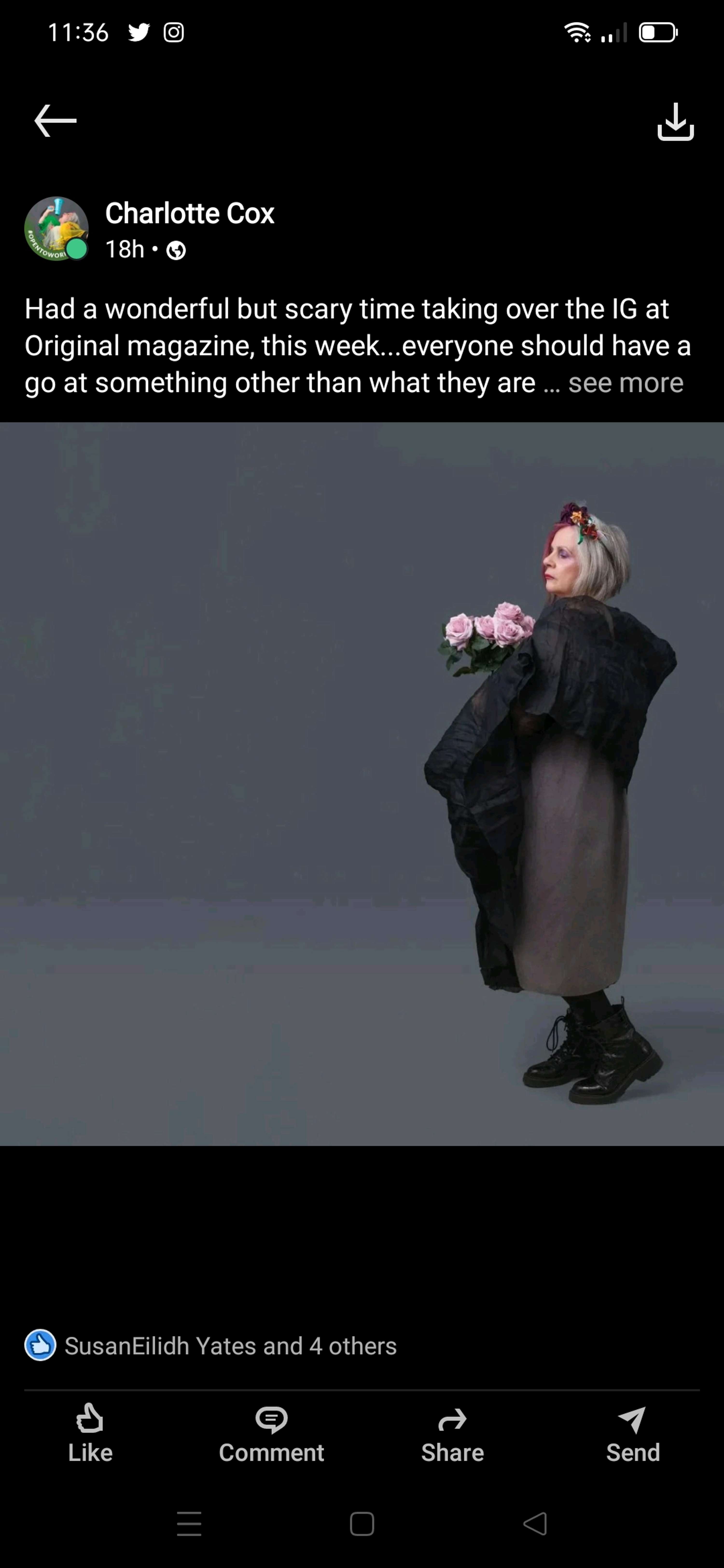 Taking over the IG for one week for Original Magazine by Charlotte Cox @transforumtheatrecompany @tallulahschnauzer