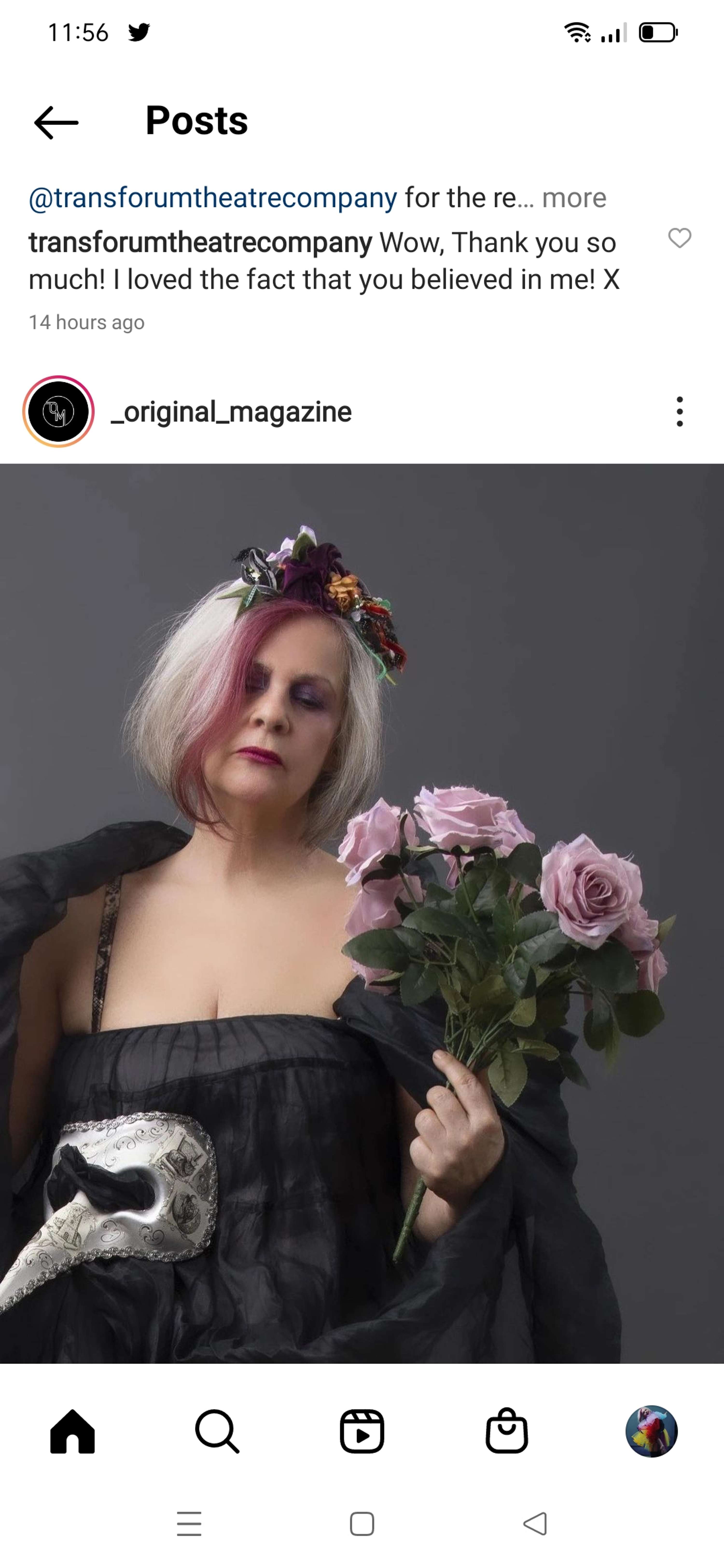 Taking over the IG for one week for Original Magazine by Charlotte Cox @transforumtheatrecompany @tallulahschnauzer