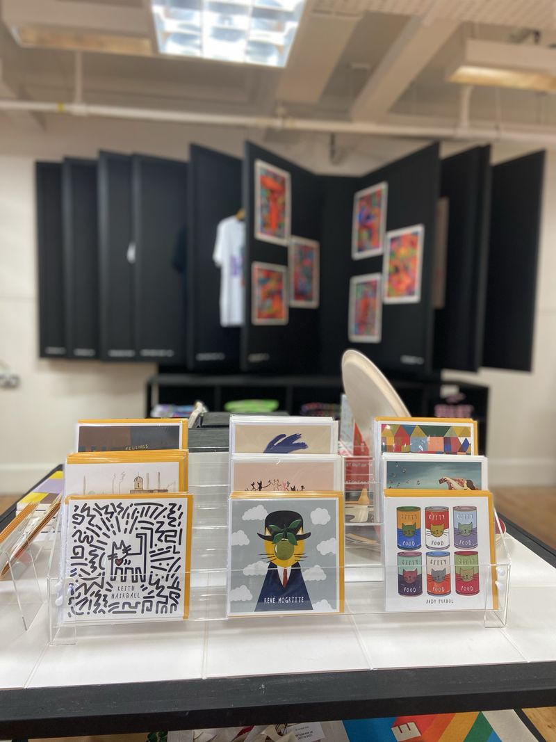 Giant Gallery gift shop by Jo Armitage