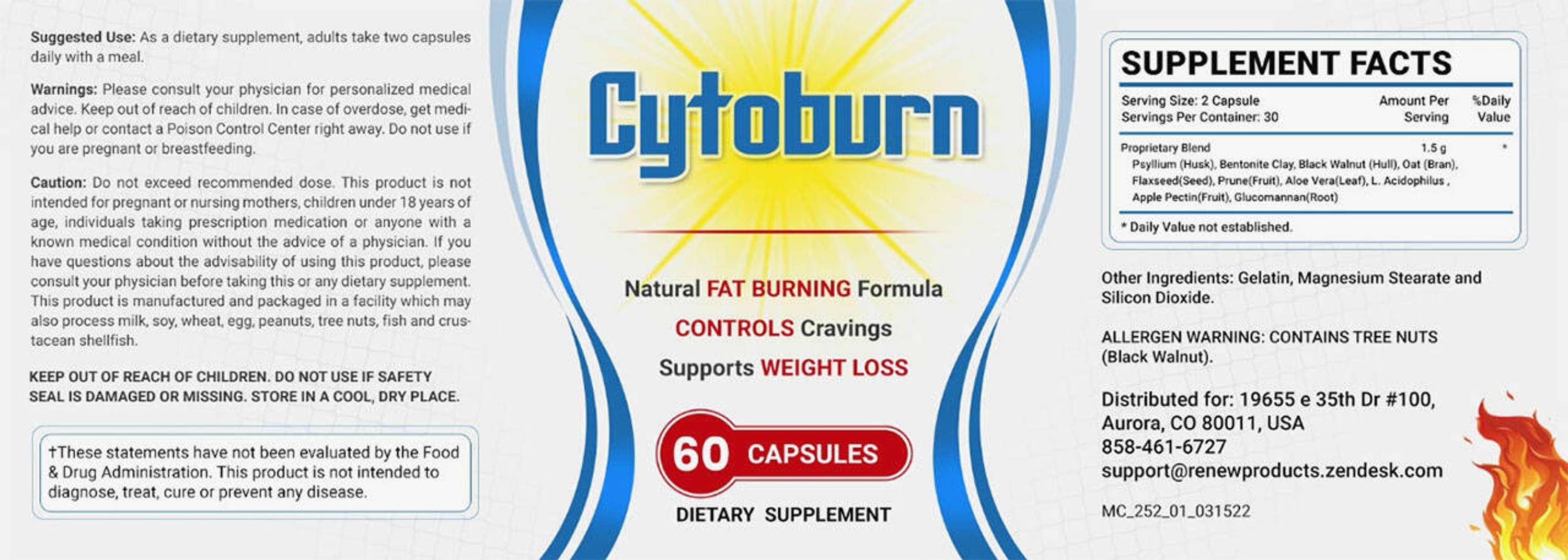 Cytoburn Side Effects by Cytoburn USA