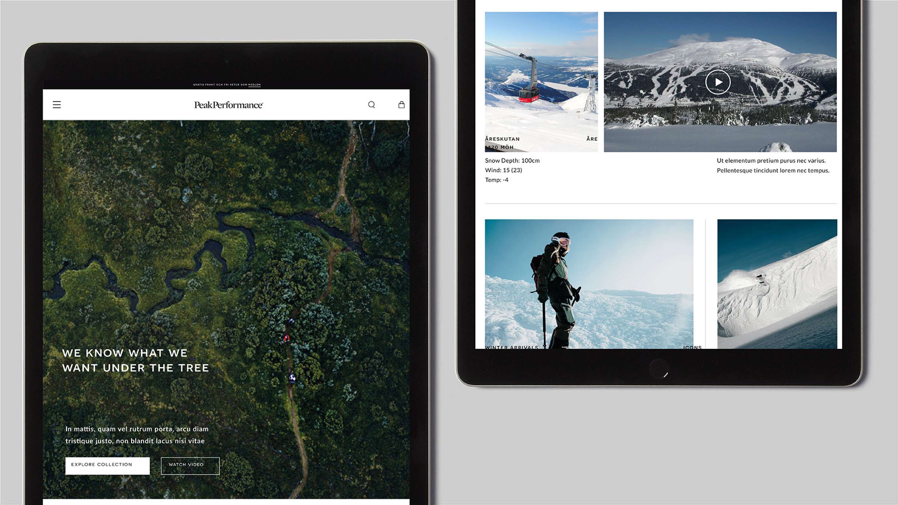 Peak Performance E-com by Serhat Ferat