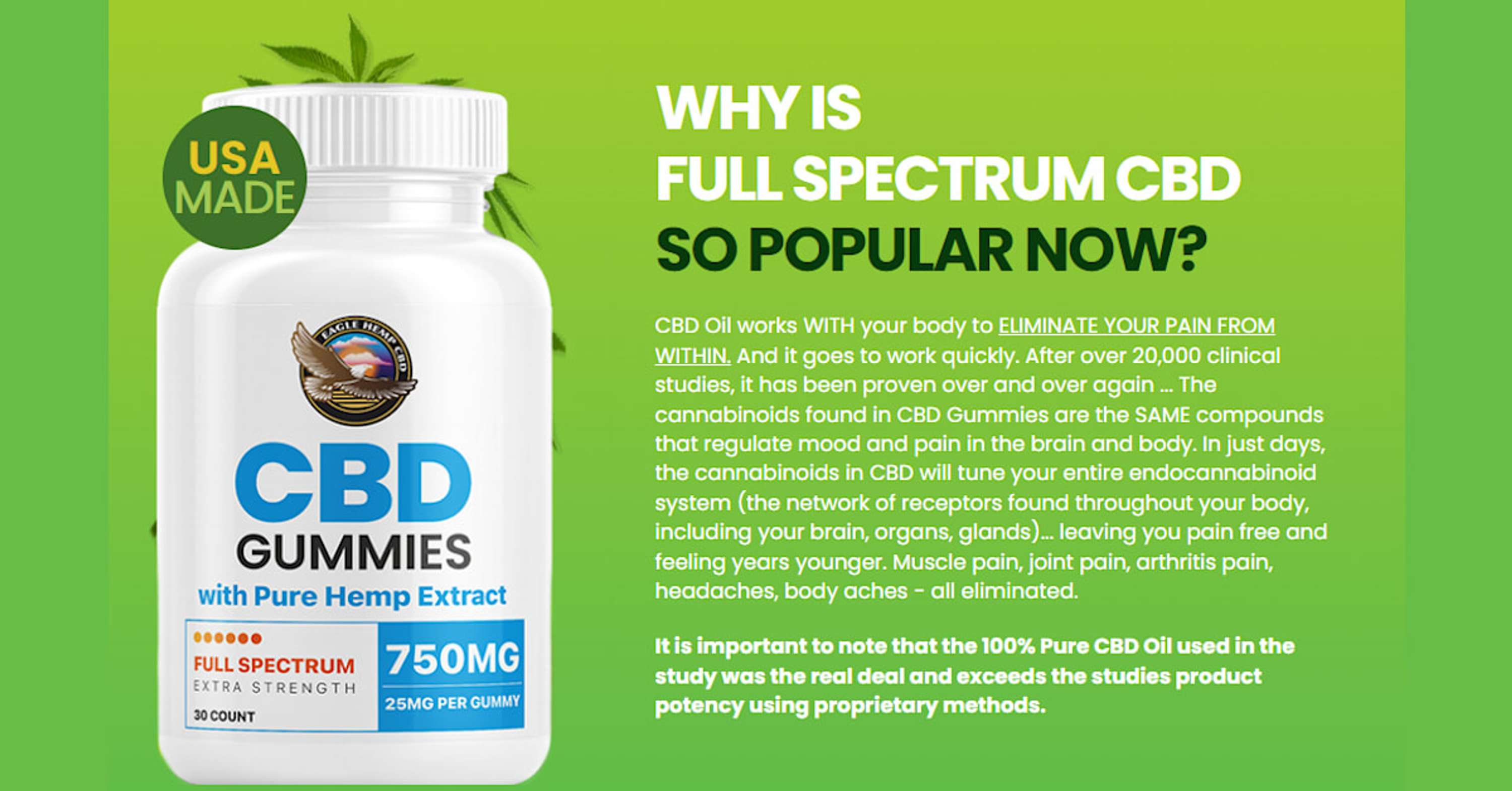 If EAGLE HEMP CBD GUMMIES Is So Terrible, Why Don't Statistics Show It? by EagleHemp CBDGummies