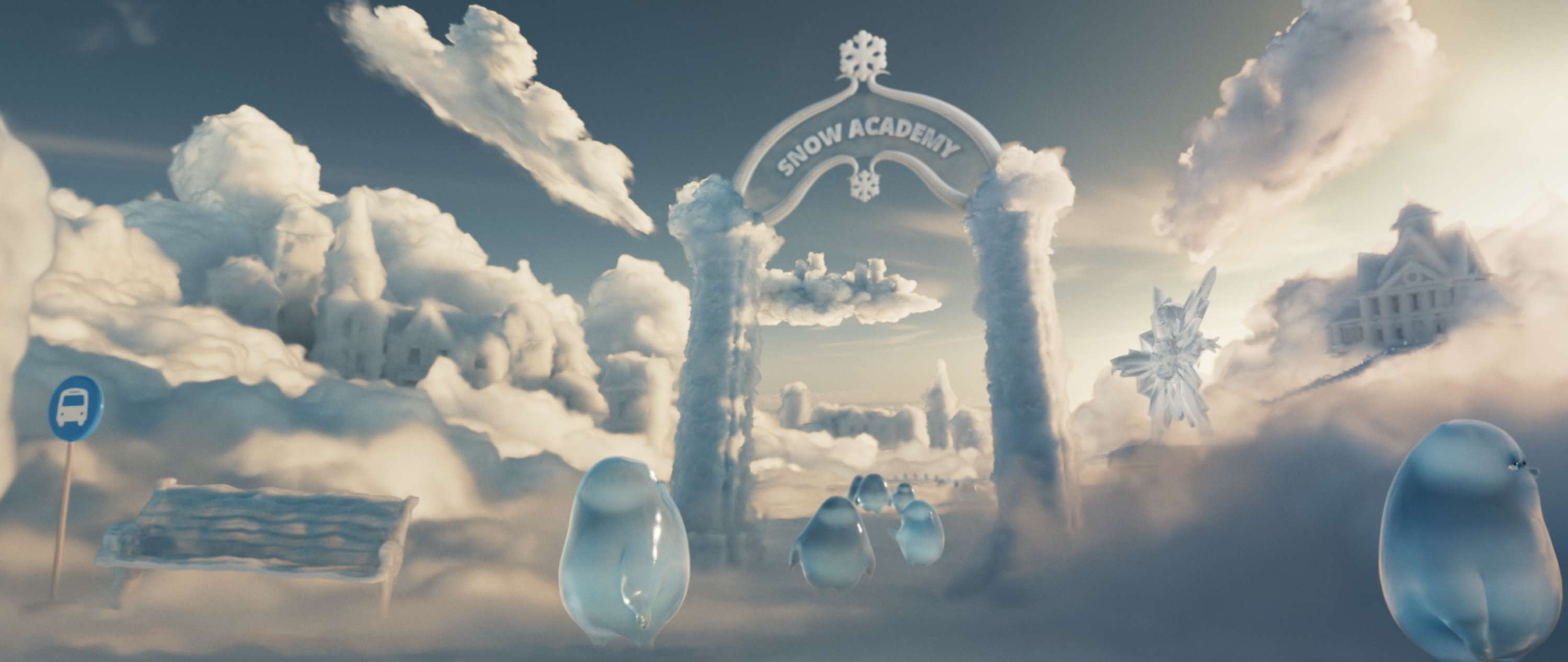 Edeka "The Raindrop That Wants To Become A Snowflake" by Eleanor Thwaites