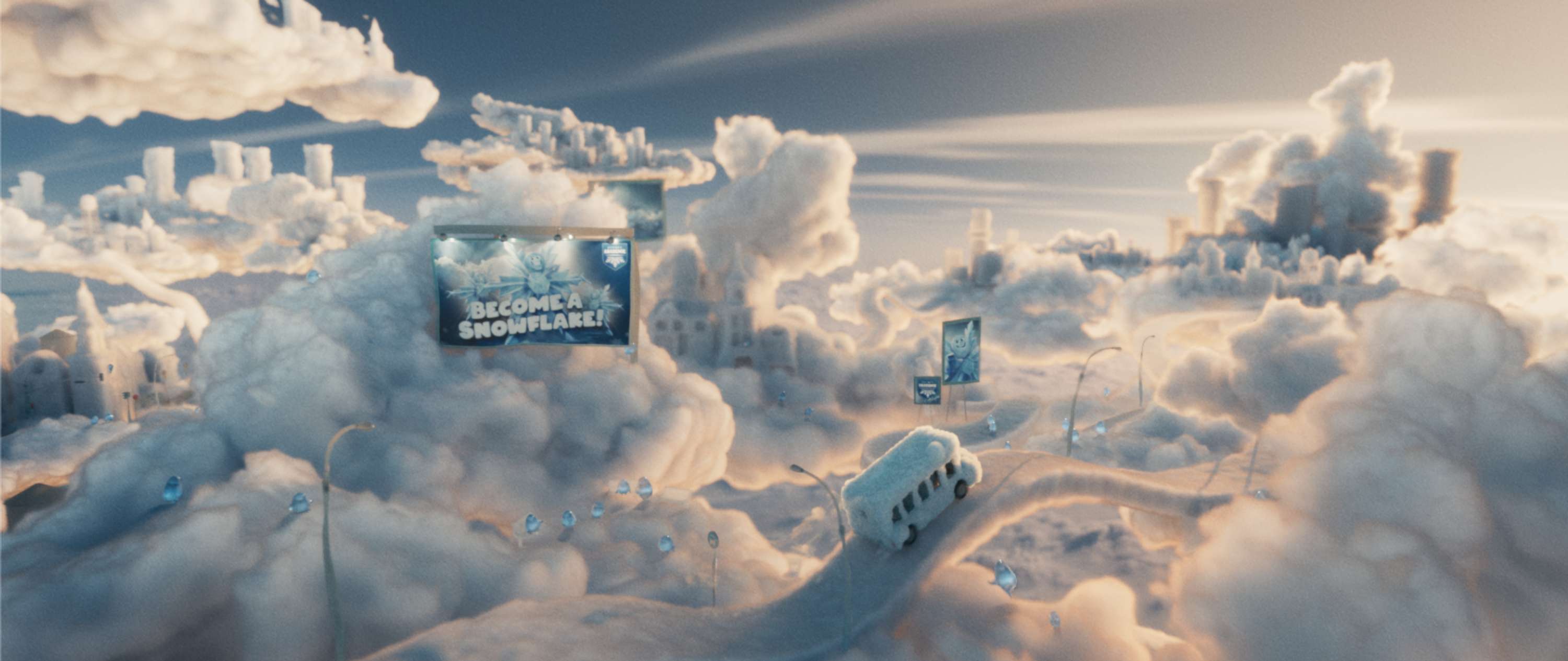 Edeka "The Raindrop That Wants To Become A Snowflake" by Eleanor Thwaites