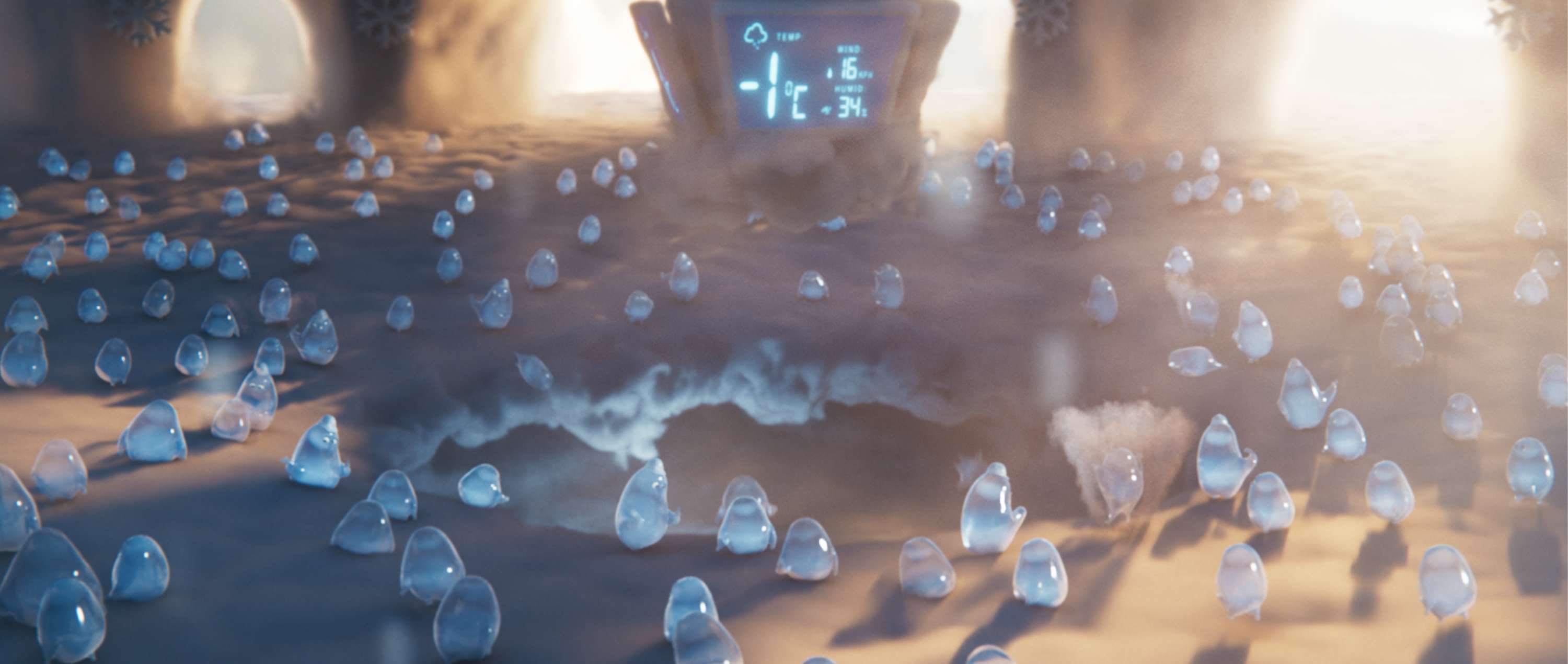 Edeka "The Raindrop That Wants To Become A Snowflake" by Eleanor Thwaites