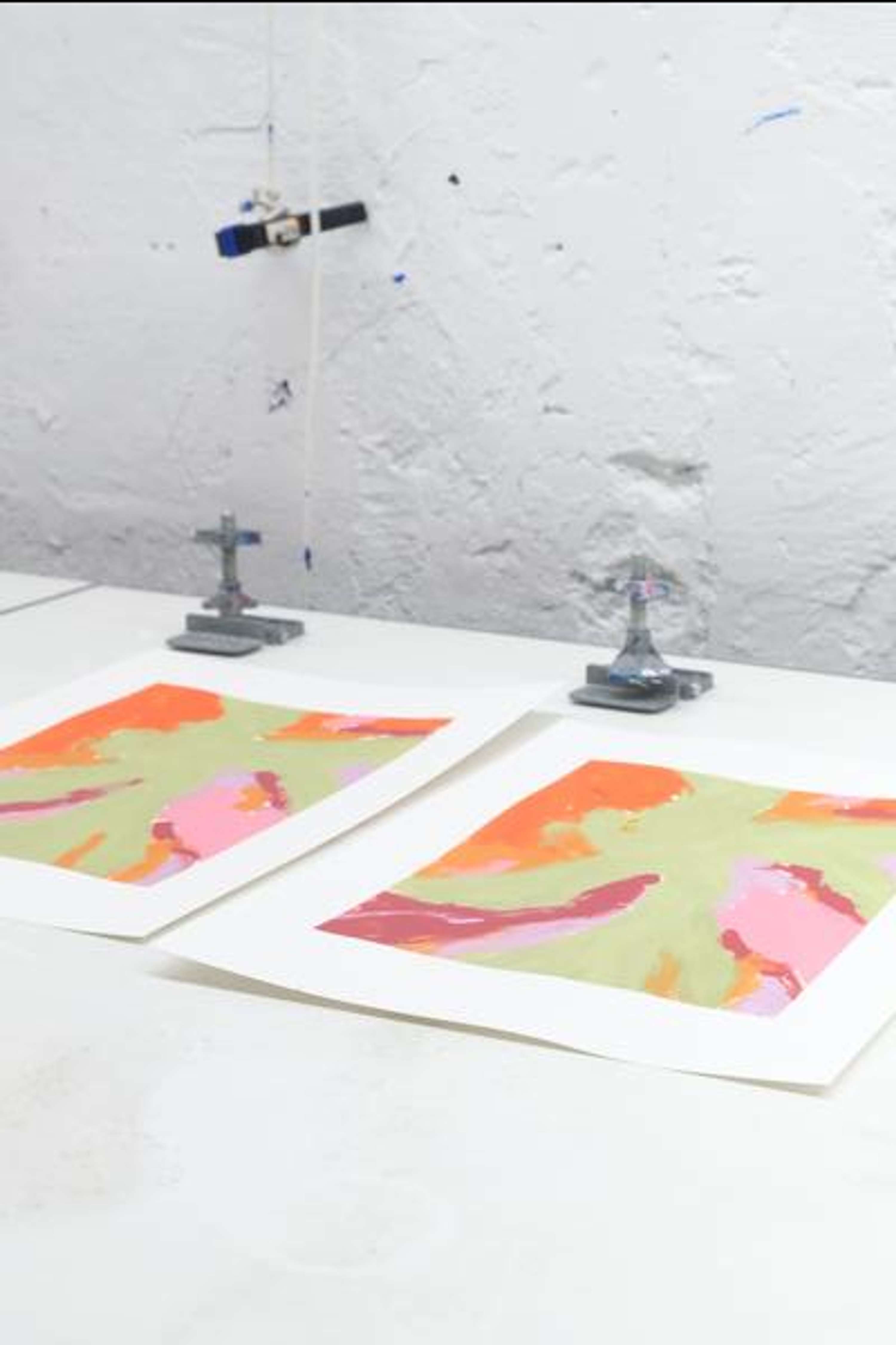 Monoprints by Marion Bretagne