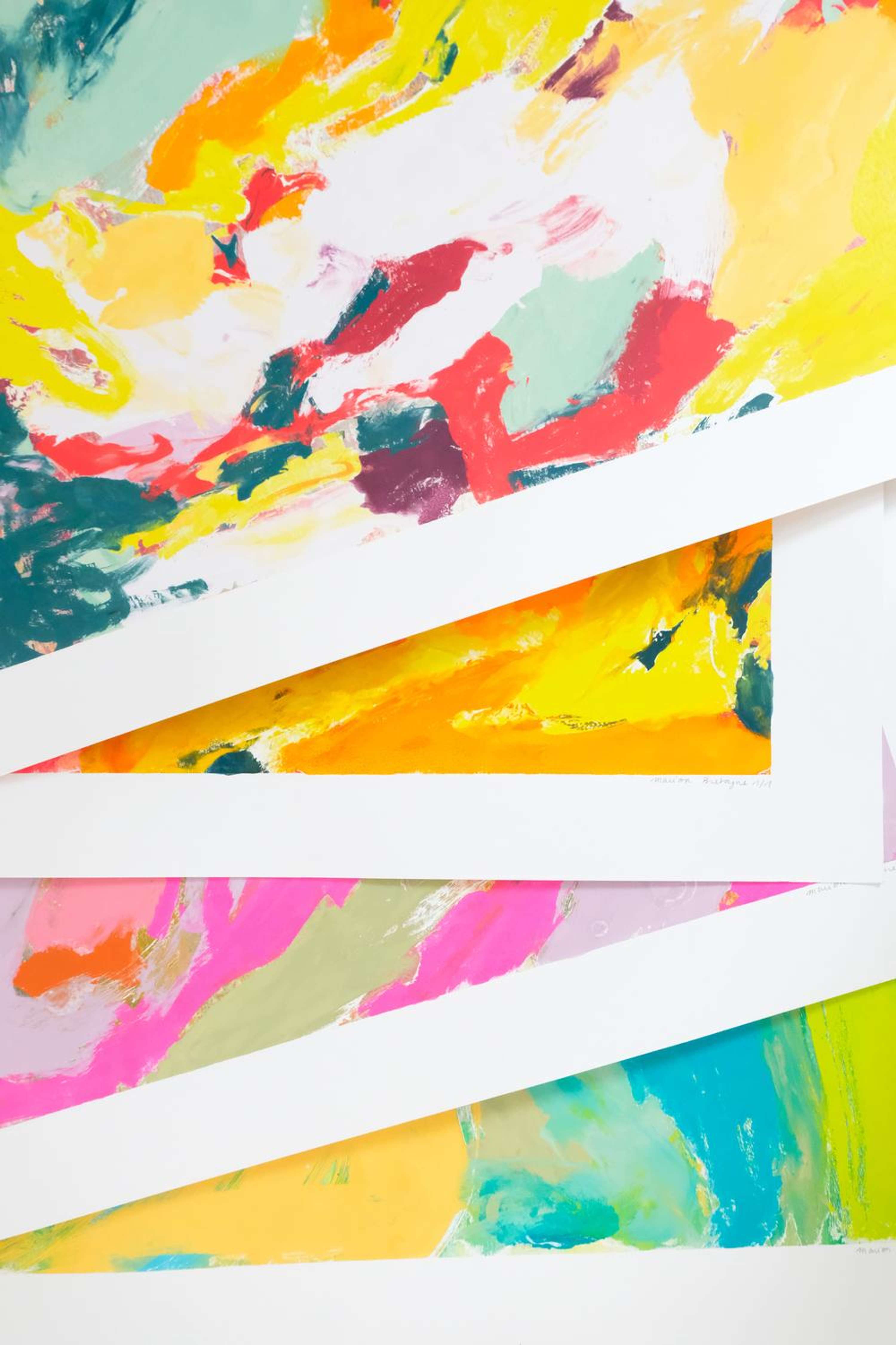 Monoprints by Marion Bretagne