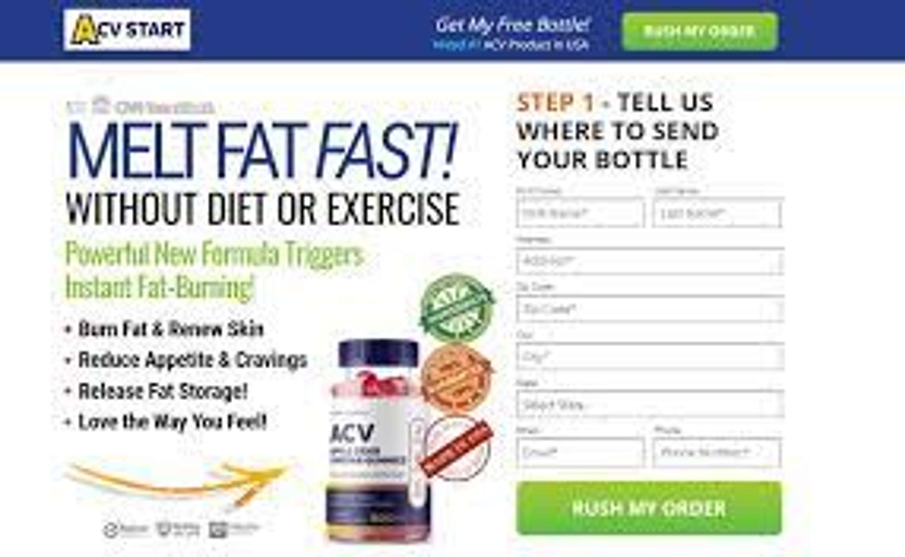 Are there any adverse effects involved in the Keto Start ACV weight loss supplement? by Startacv keto
