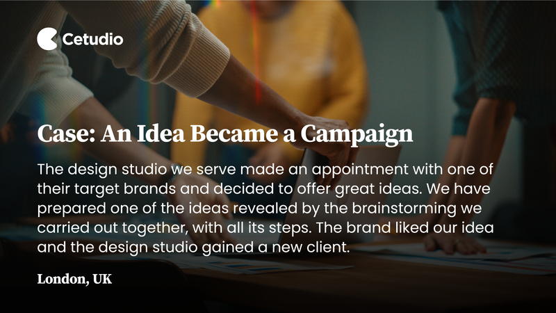 Case: An Idea Became A Campaign by Cetudio