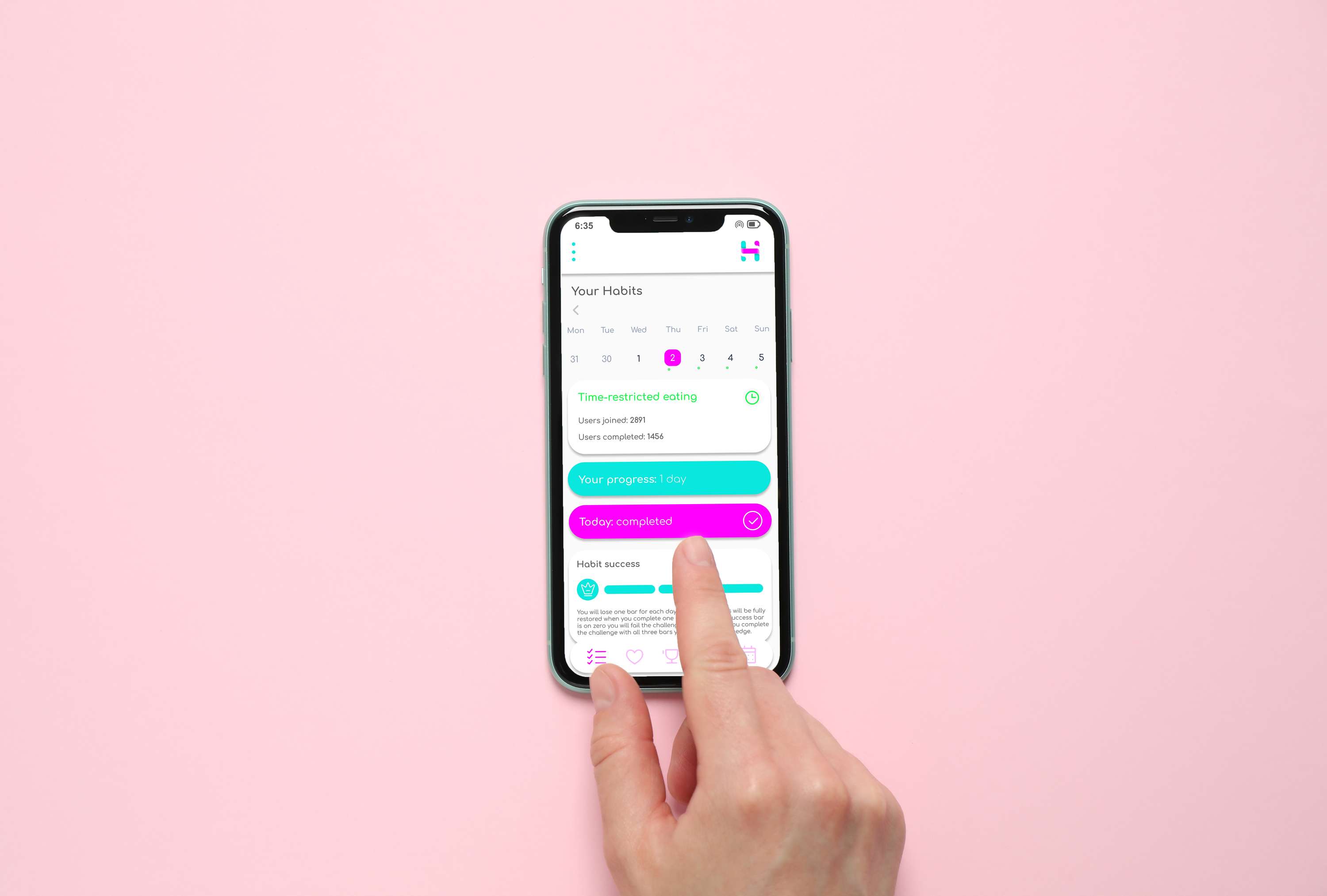 Habit Hack – Final Major Project by Aneta Horka