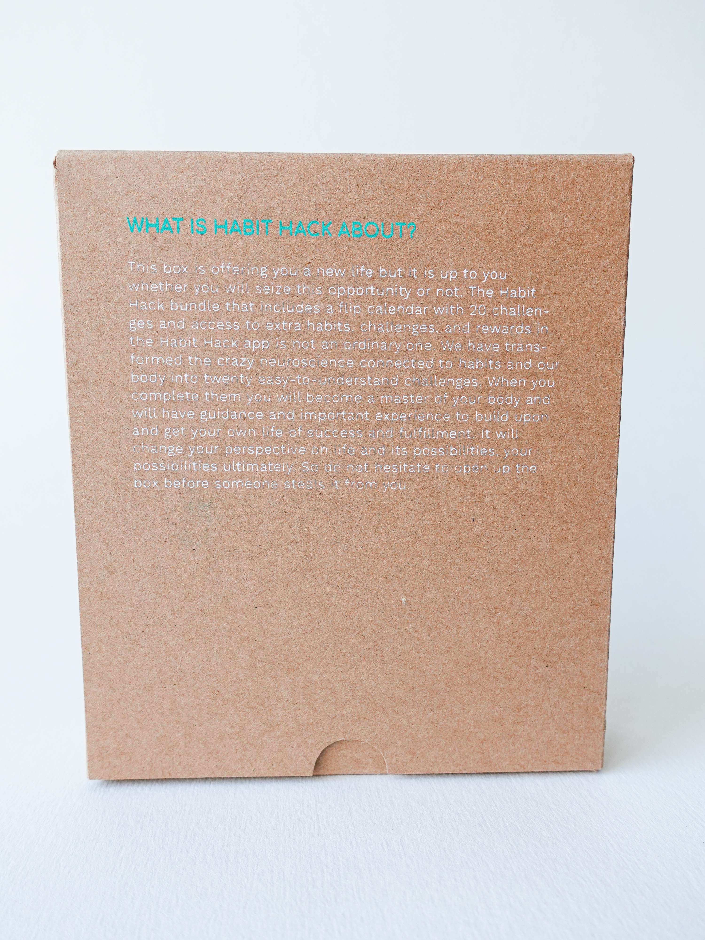 Habit Hack – Final Major Project by Aneta Horka