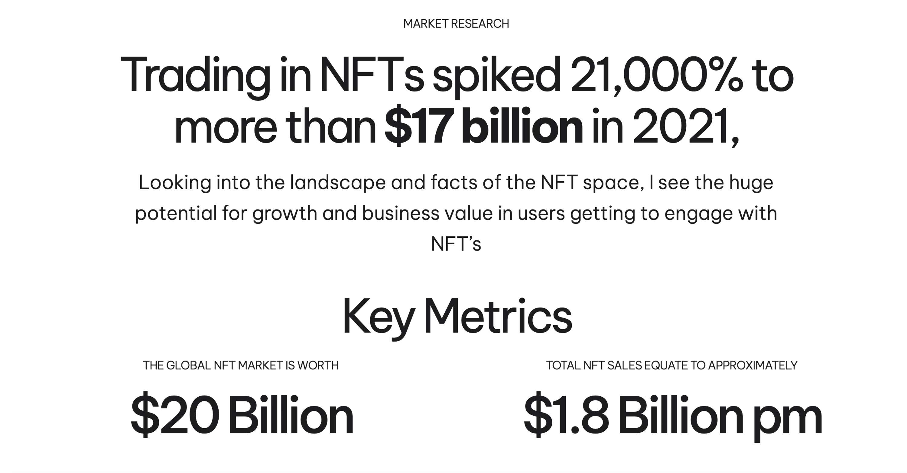 Discover NFT's with Ease - Case Study by Ruminate Studio