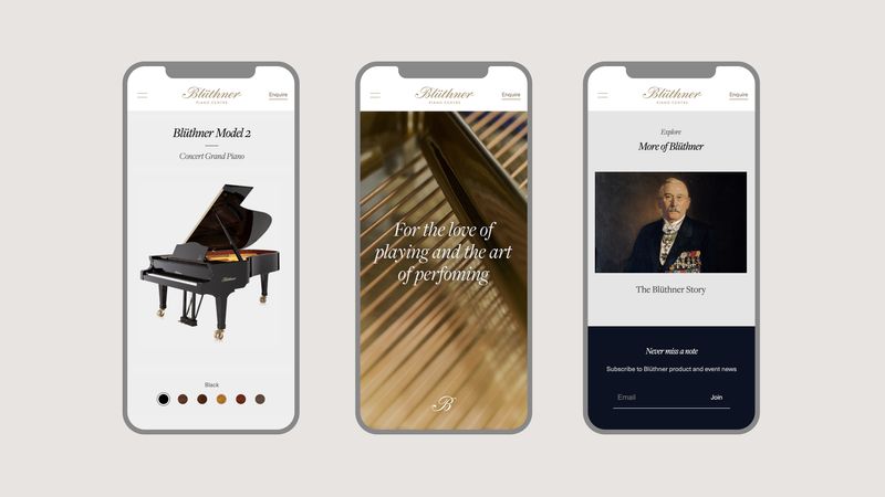 Blüthner Pianos by Andrew Winter