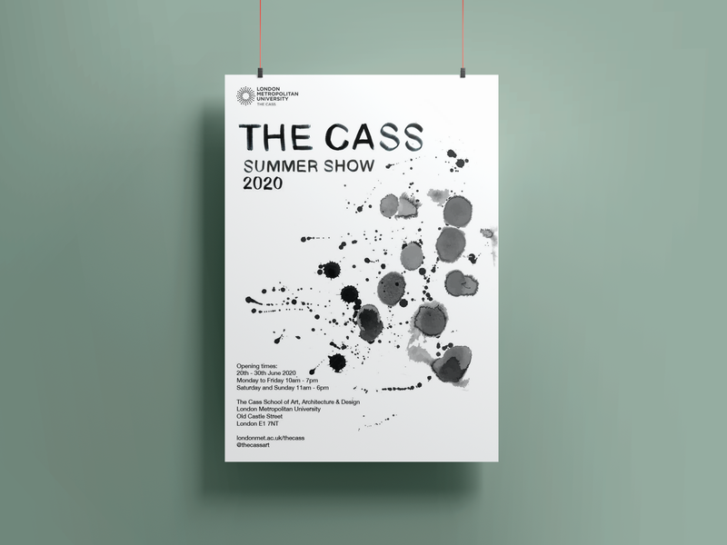 The Cass Summer Show Identity by Amber O'Reilly