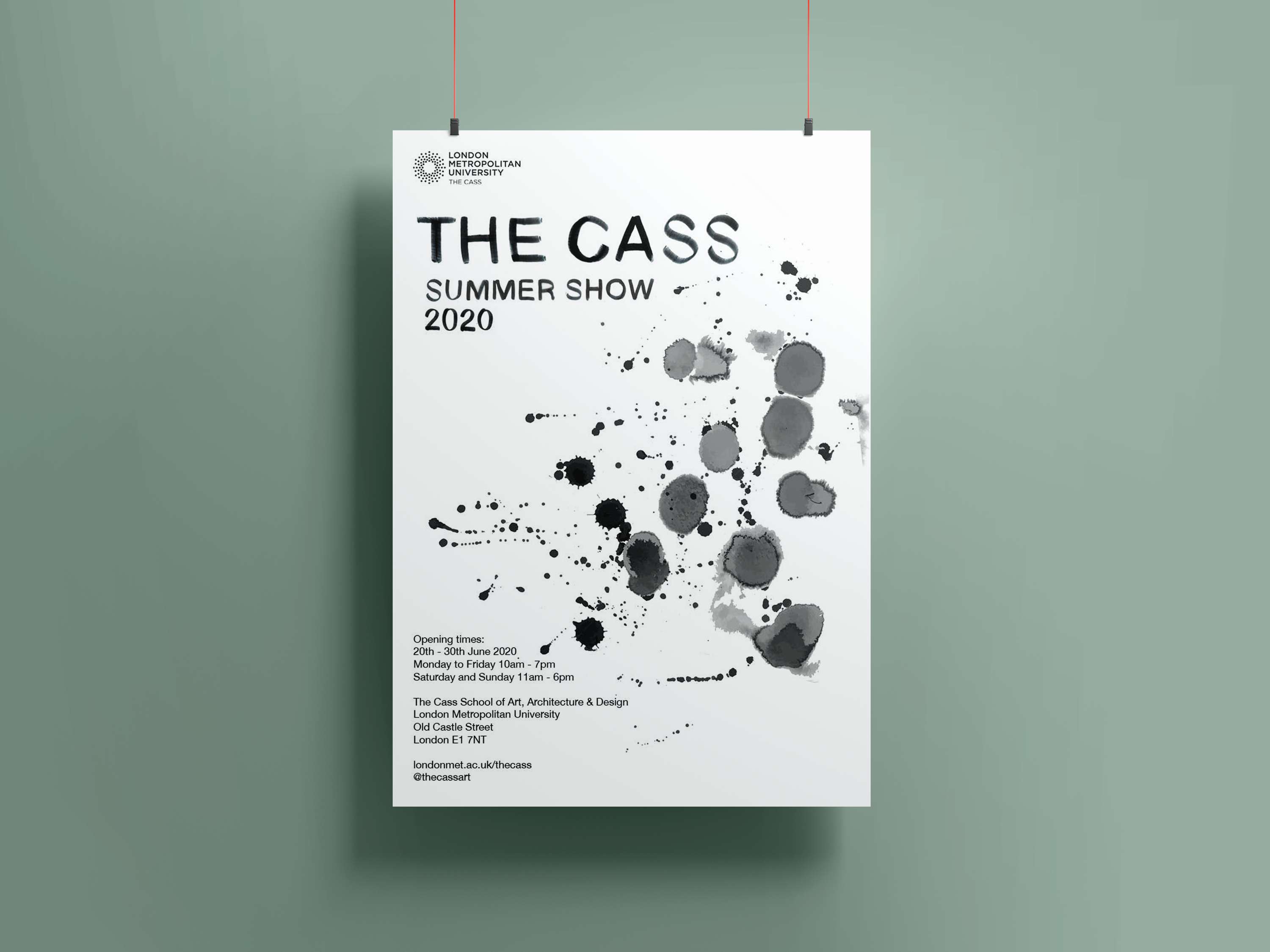 The Cass Summer Show Identity by Amber O'Reilly