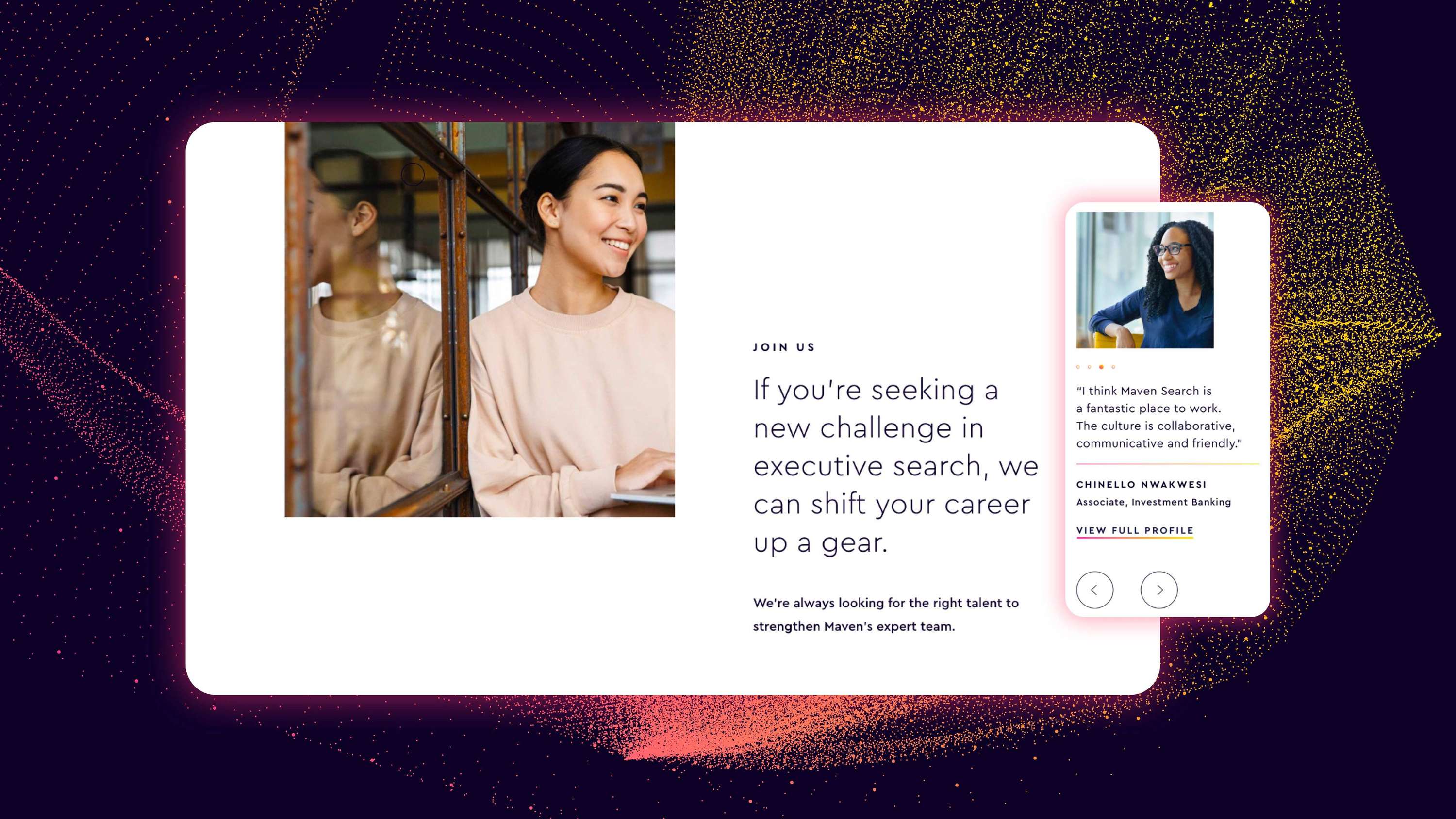 Maven Search — Brand activation and digital transformation for a dynamic executive search and talent advisory firm by SampsonMay