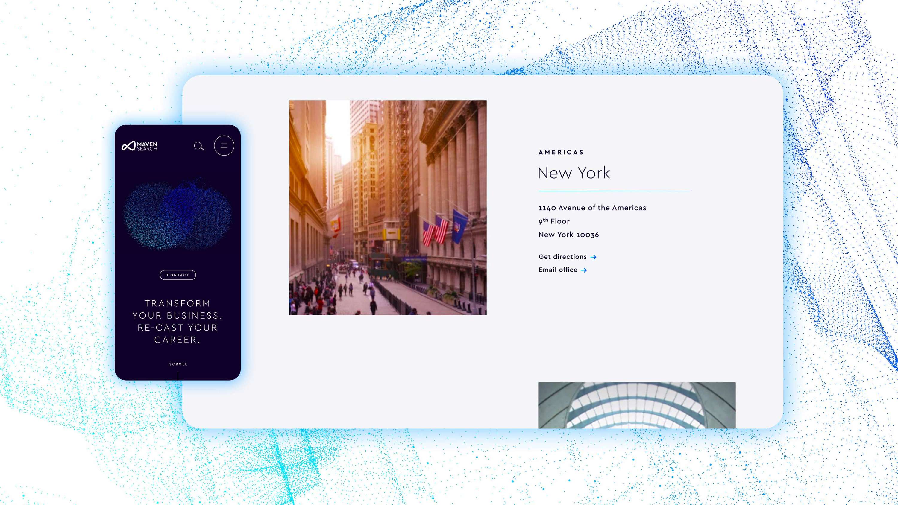 Maven Search — Brand activation and digital transformation for a dynamic executive search and talent advisory firm by SampsonMay