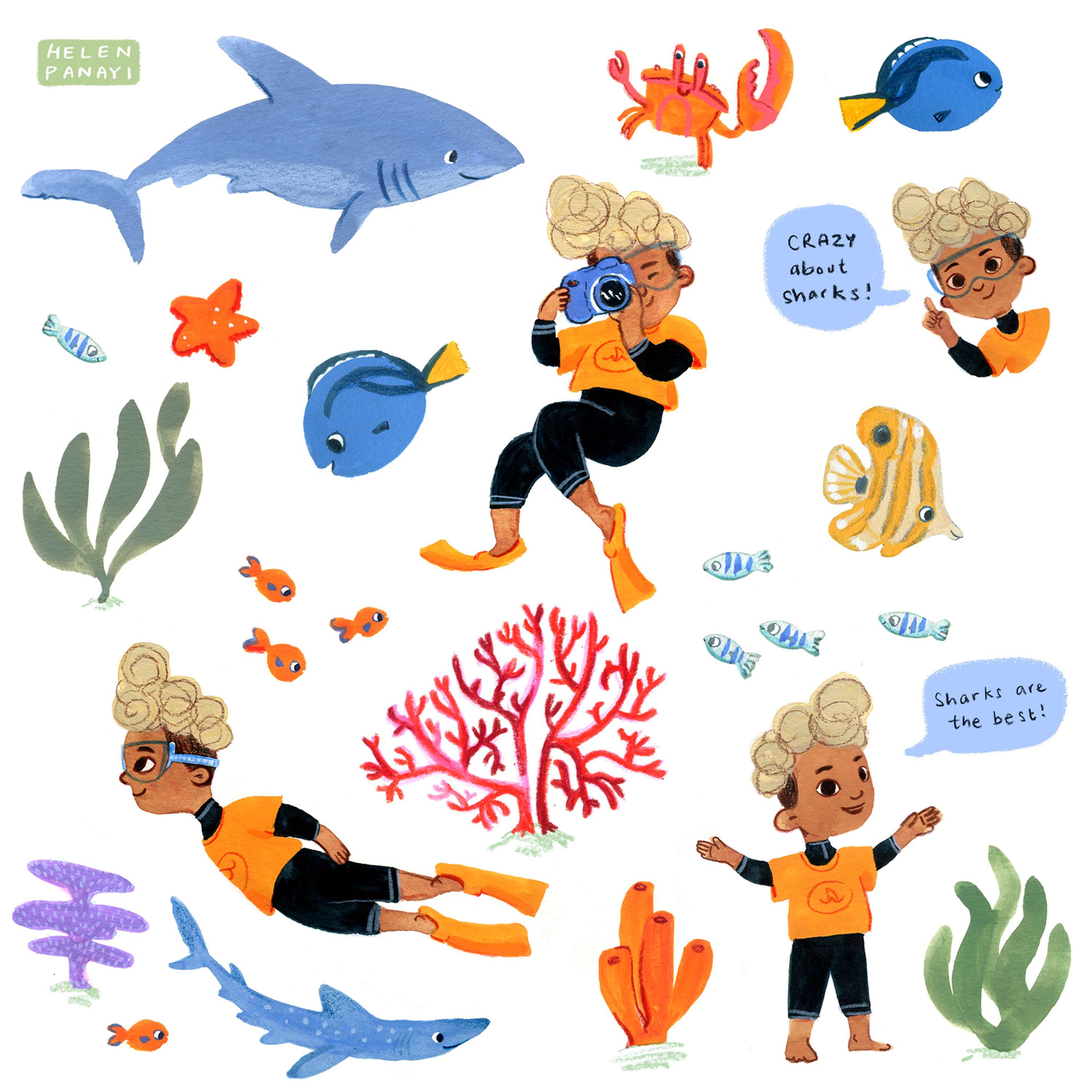 Lex the Shark Nerd by Helen Panayi