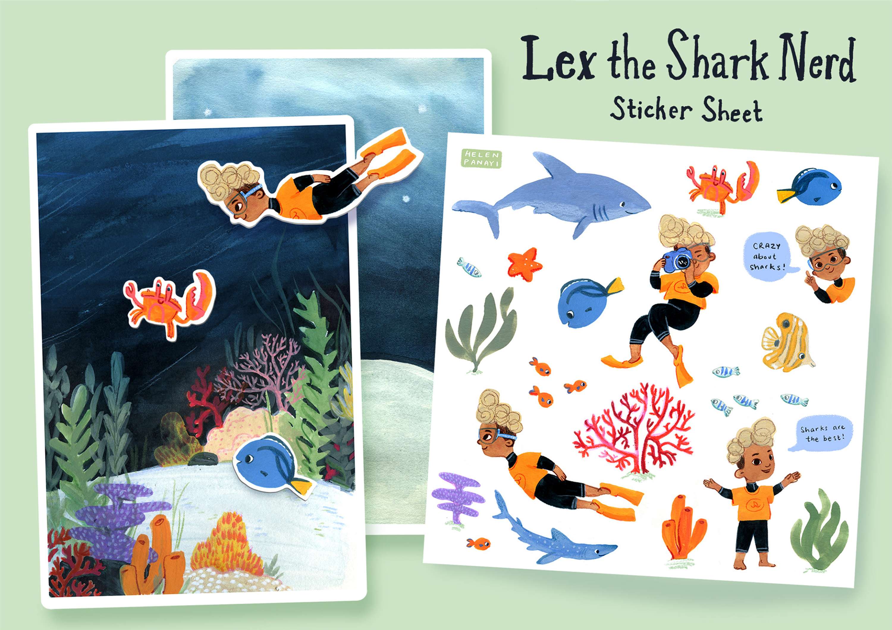 Lex the Shark Nerd by Helen Panayi