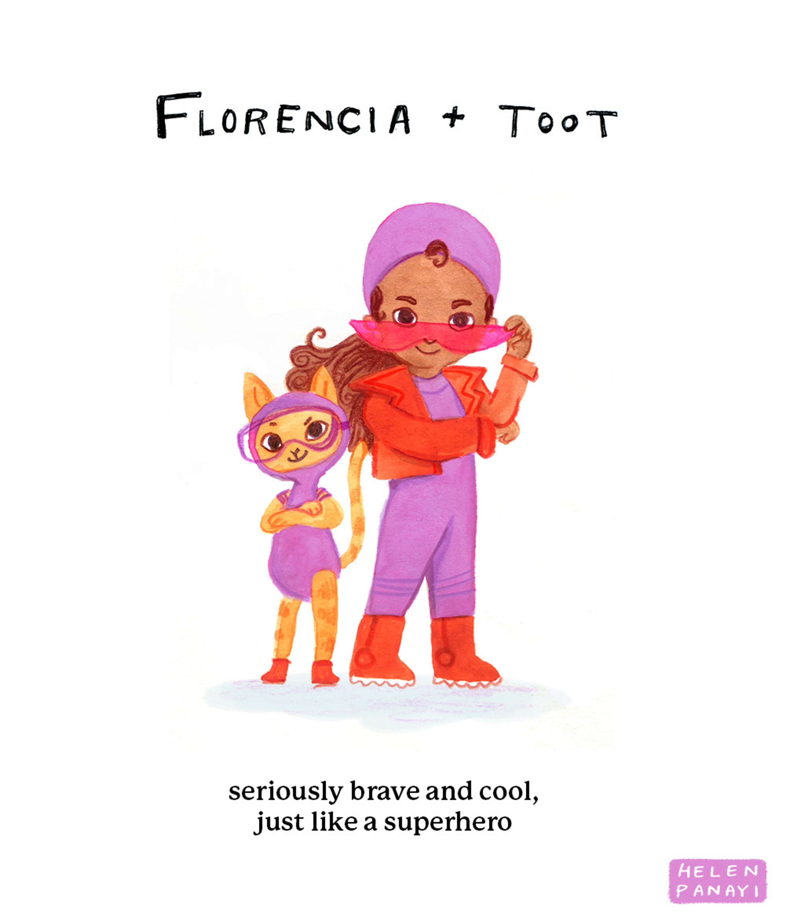 Florencia and Toot by Helen Panayi