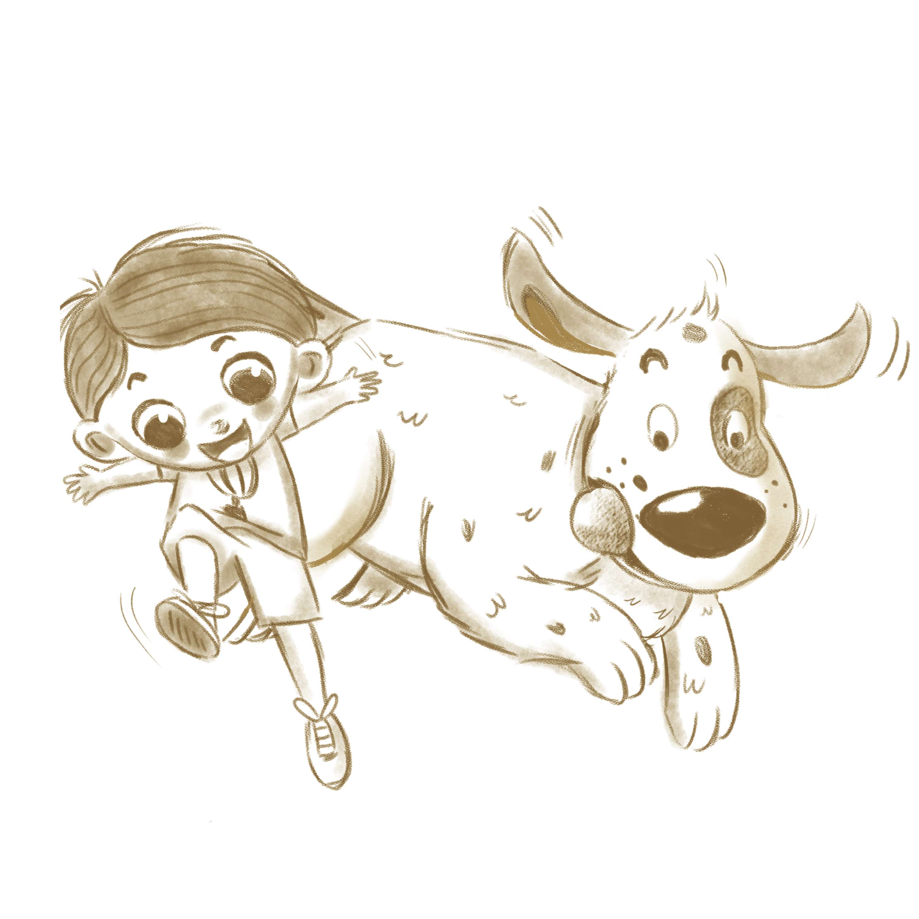 Kid and Dog Characters by Macol Vicinanza