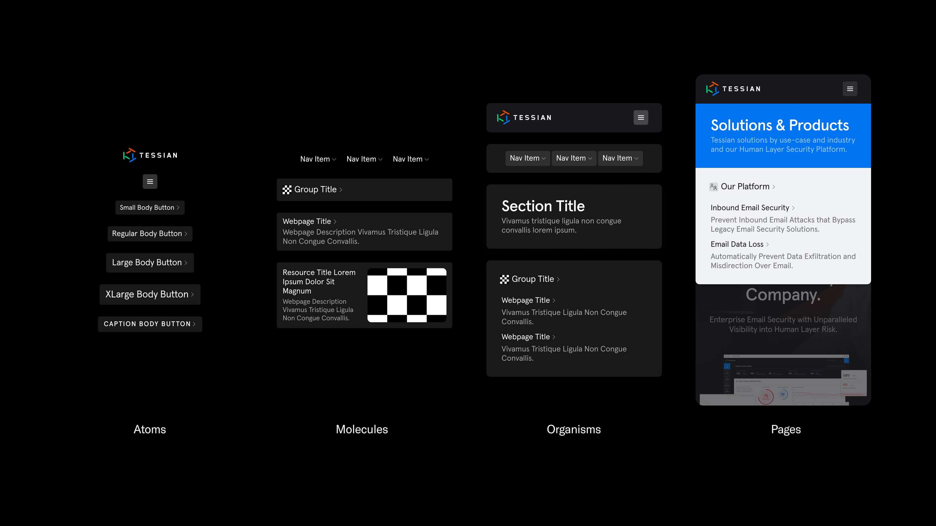 Tessian Website by Leon Brown