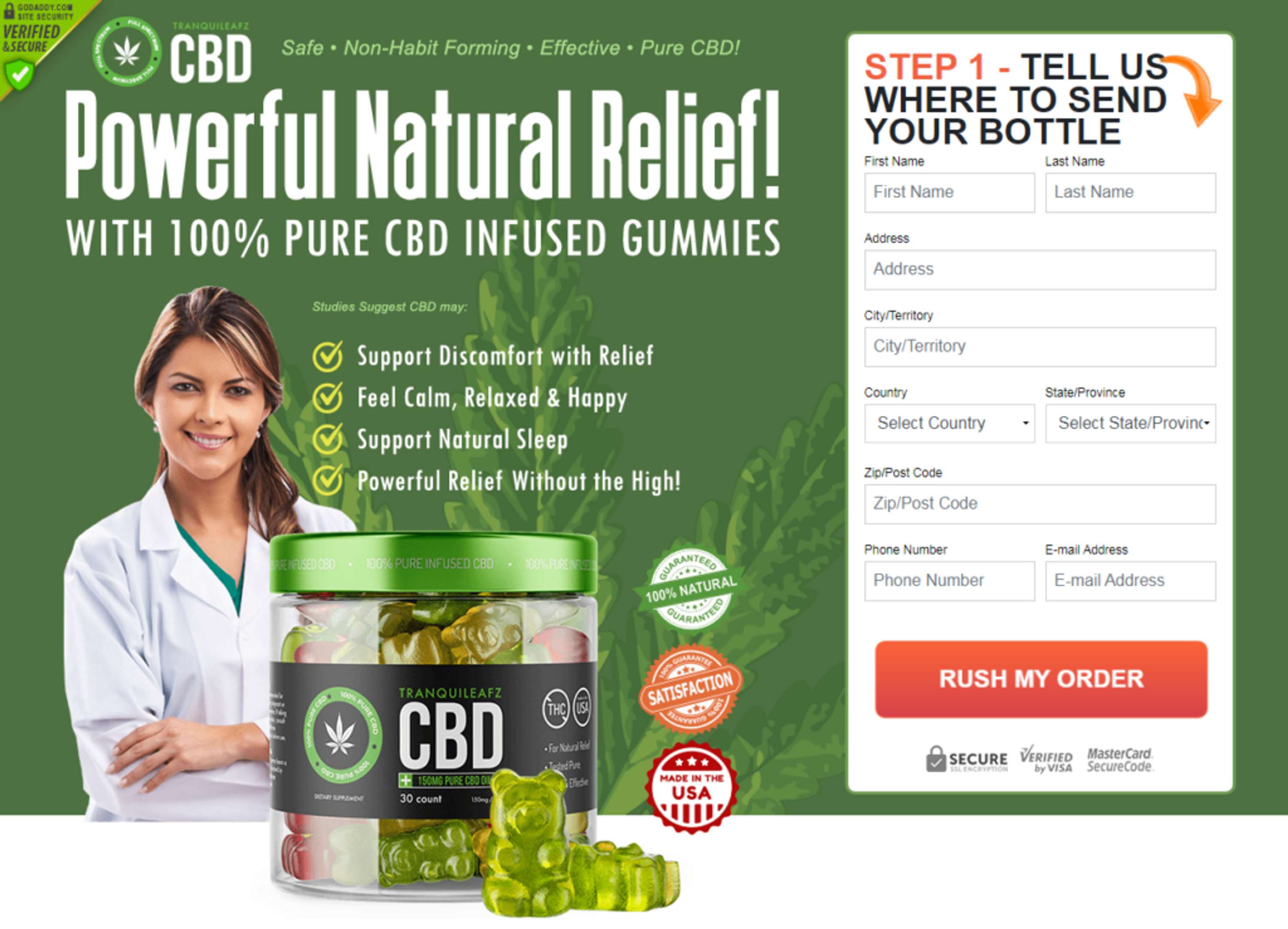Tranquileafz CBD Gummies [Myths or Facts] Beware Before Buying! by Jullieee Foard