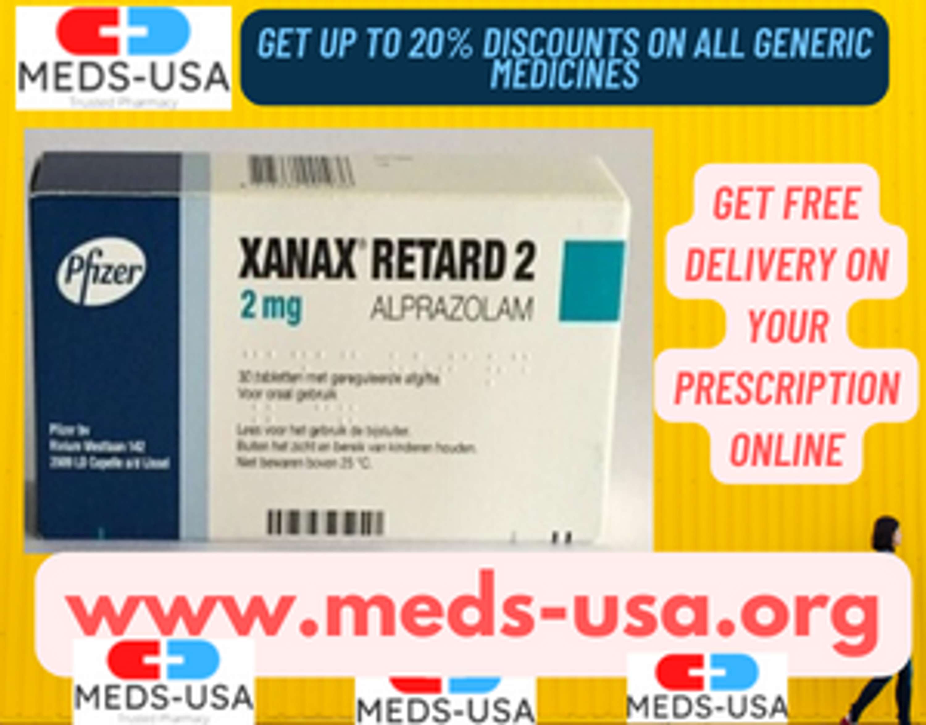Buy Xanax Online Cheap No Rx Overnight Delivery by Meds USA