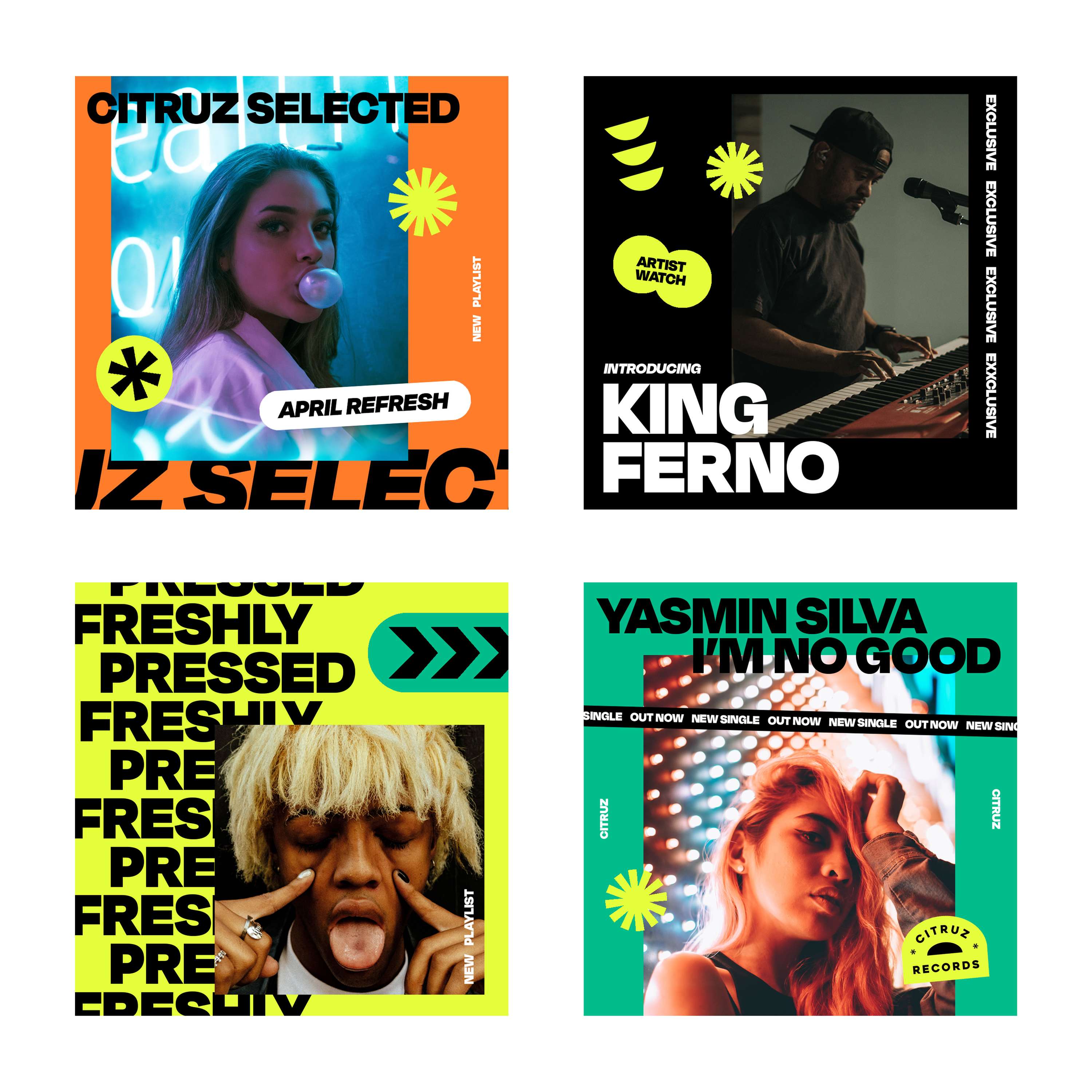 Citruz Records - content creation and branding by Alberto Mastroeni