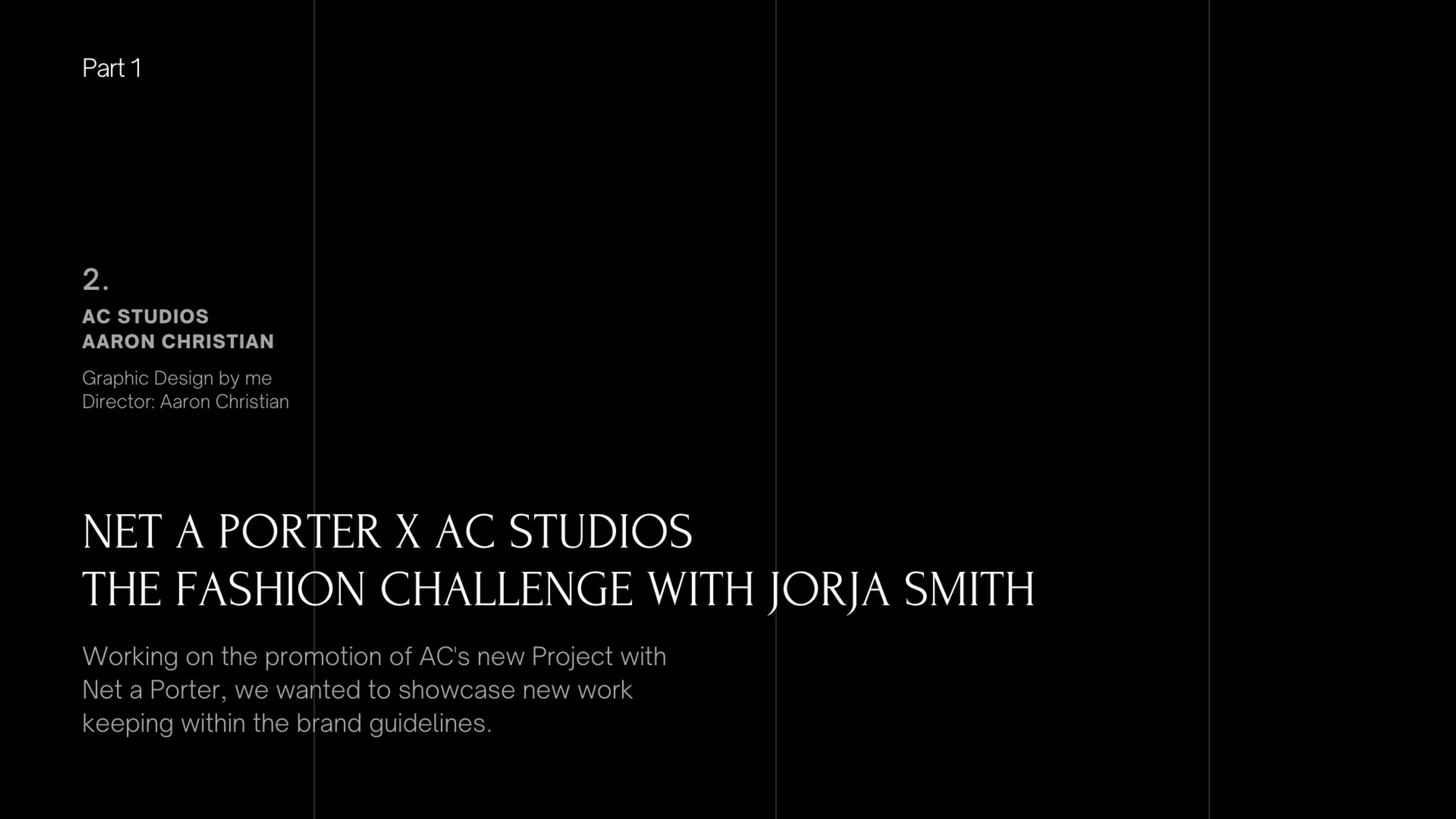 Net A Porter x AC Studios by Gurleen Raj