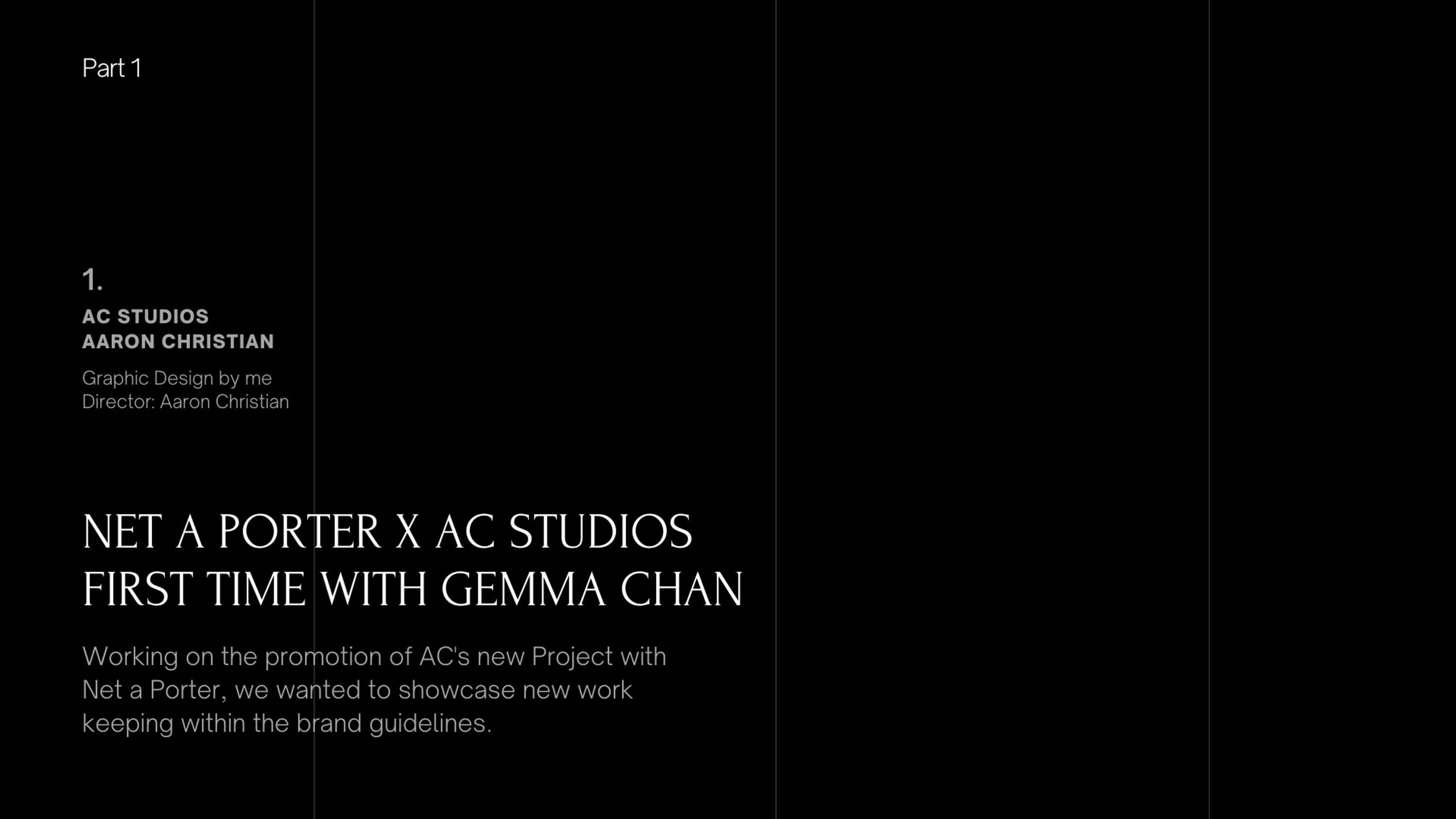 Net A Porter x AC Studios by Gurleen Raj