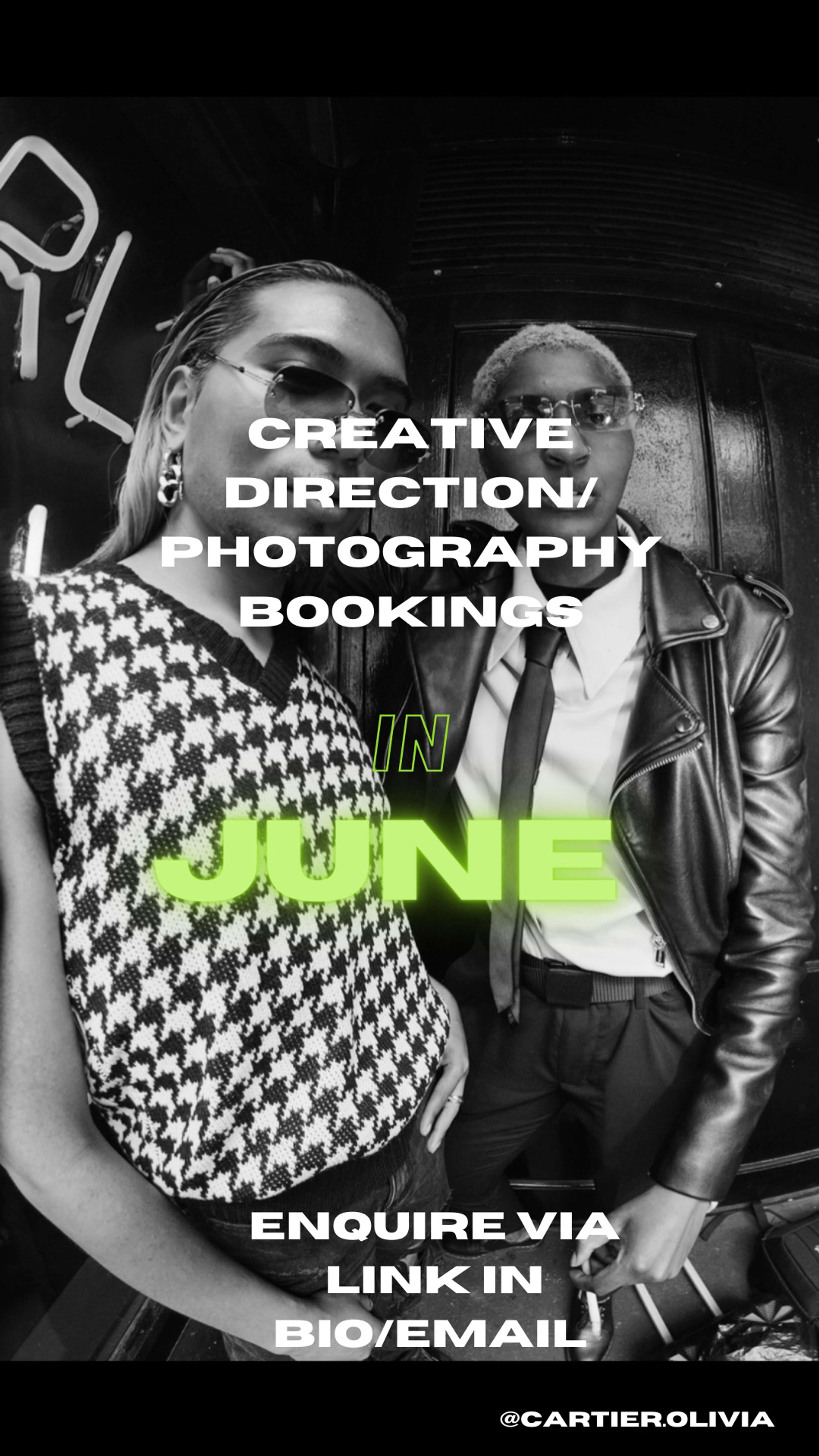 Accepting June bookings by Cartier Olivia
