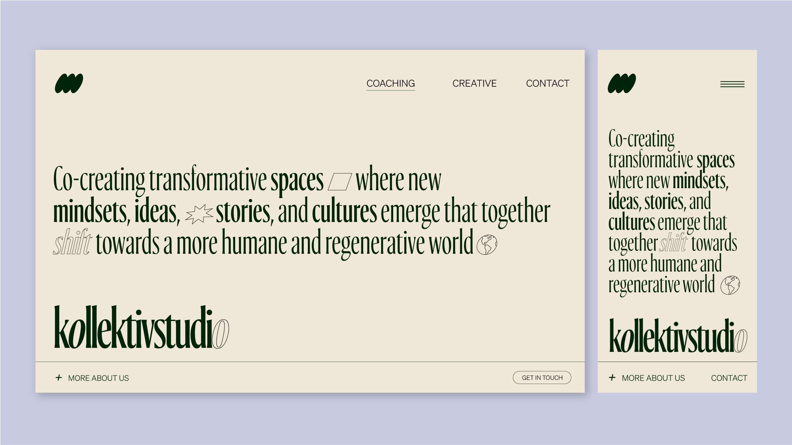 Kollektiv Studio: A branding project by Louise O'Kane