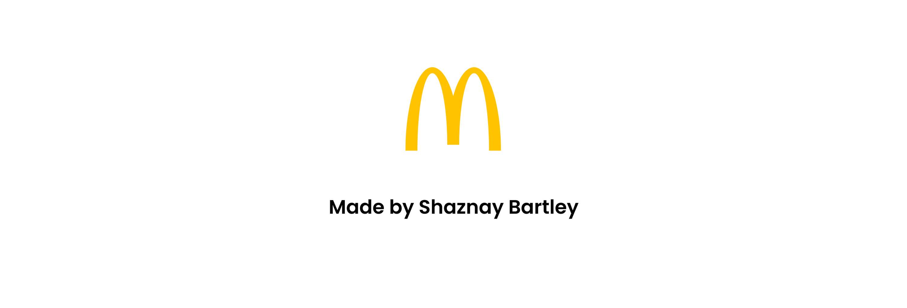 McDonald's App Practice by Shaznay Bartley
