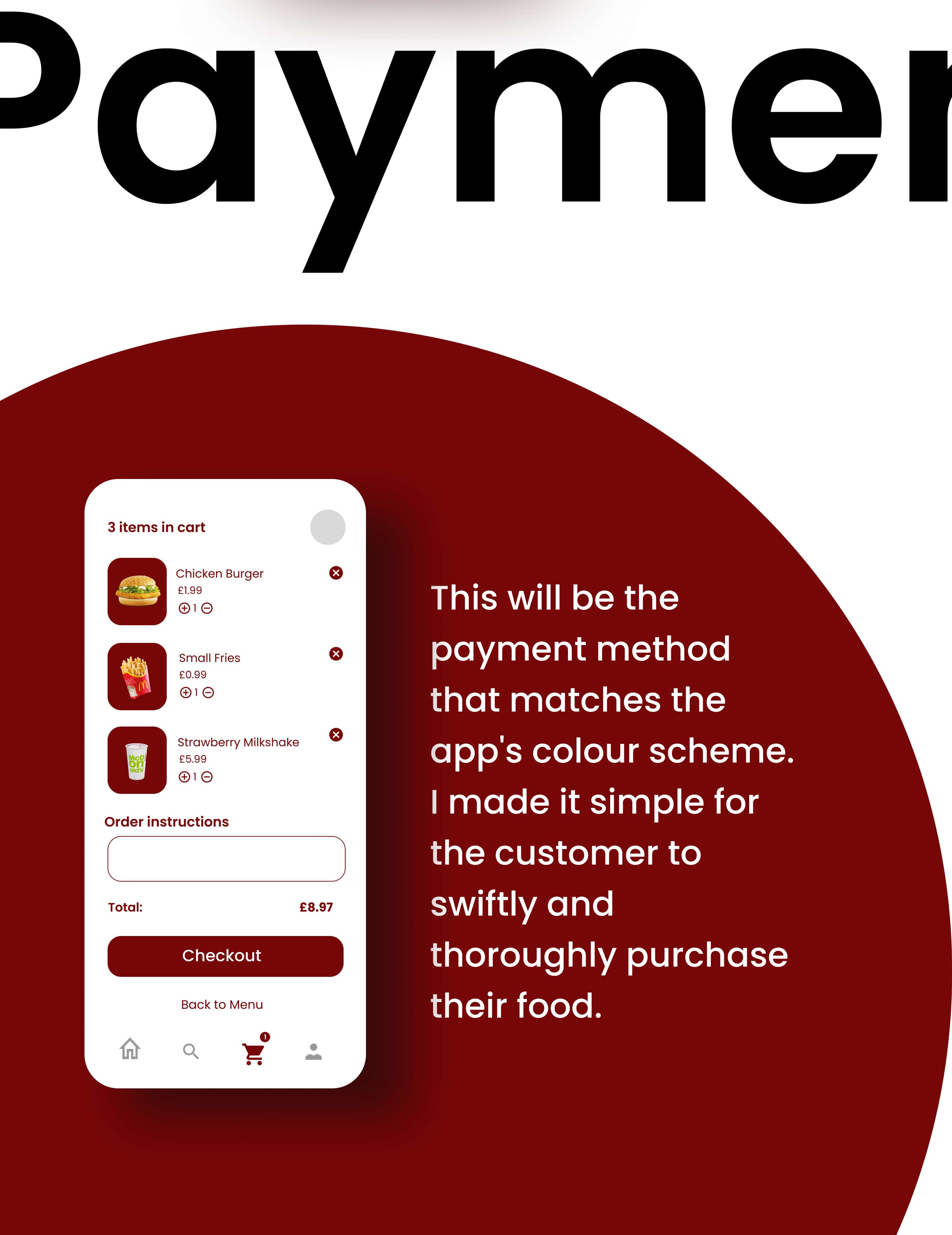McDonald's App Practice by Shaznay Bartley