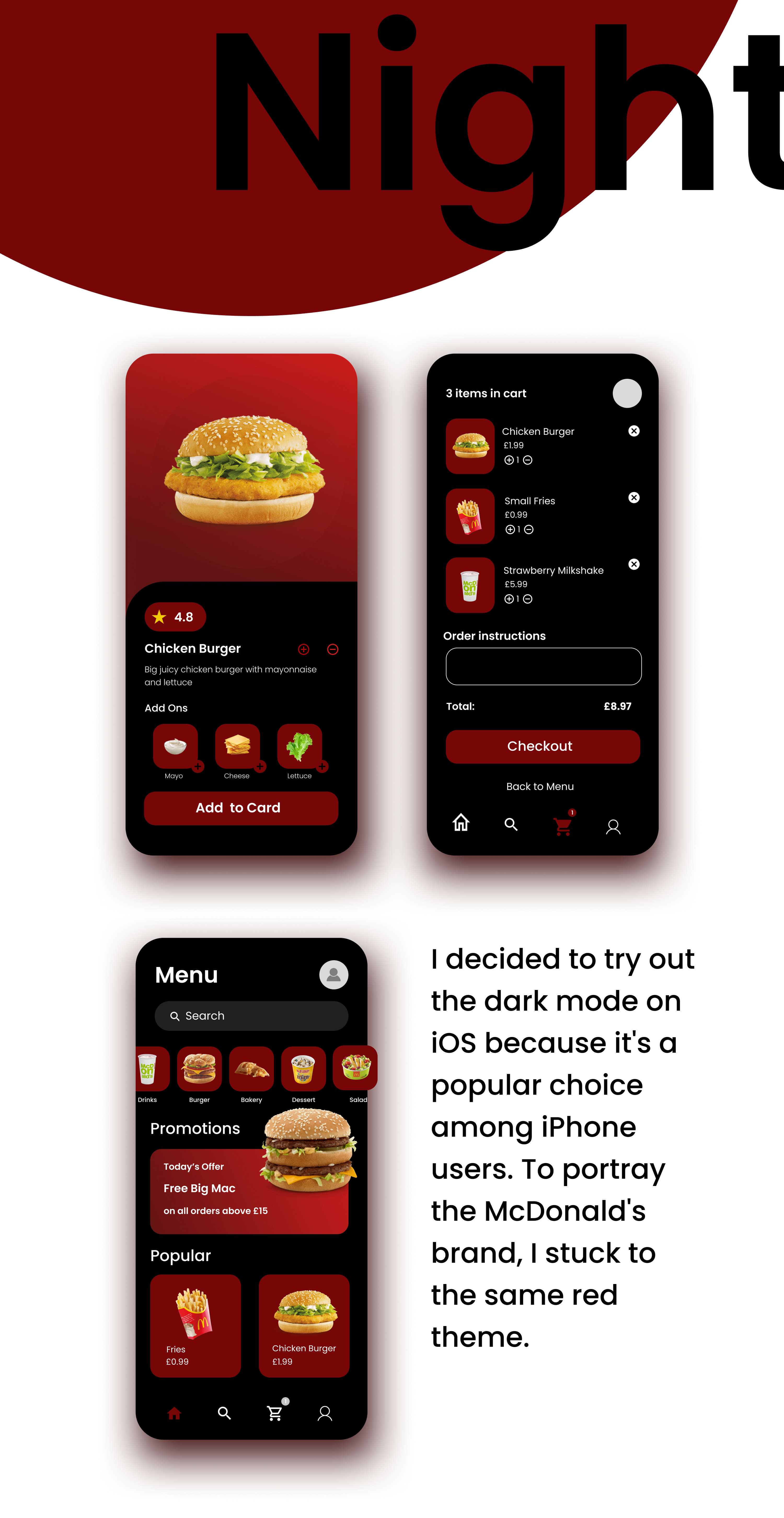McDonald's App Practice by Shaznay Bartley