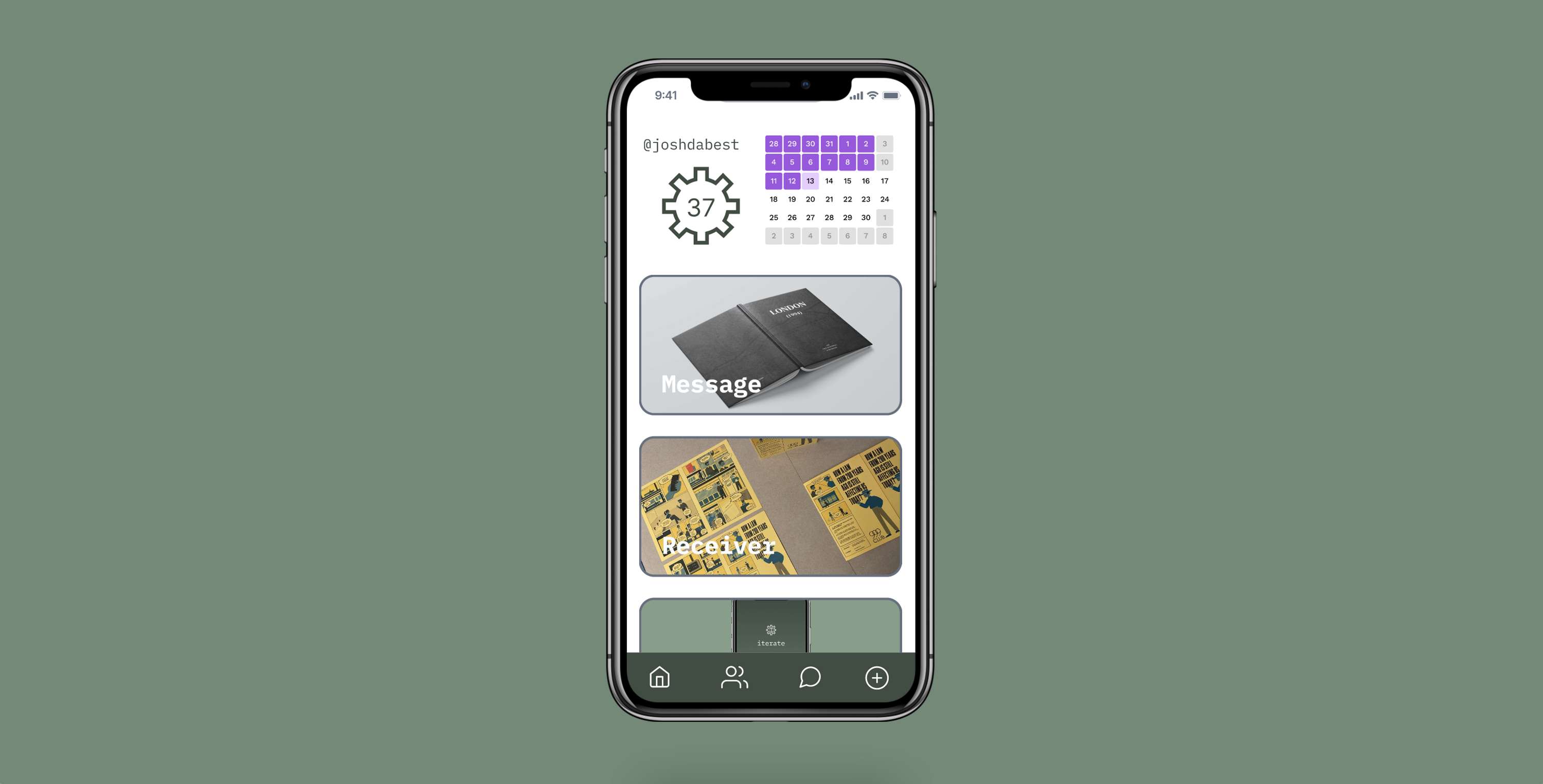 Iterate App - Share your Process by Joshua Hester
