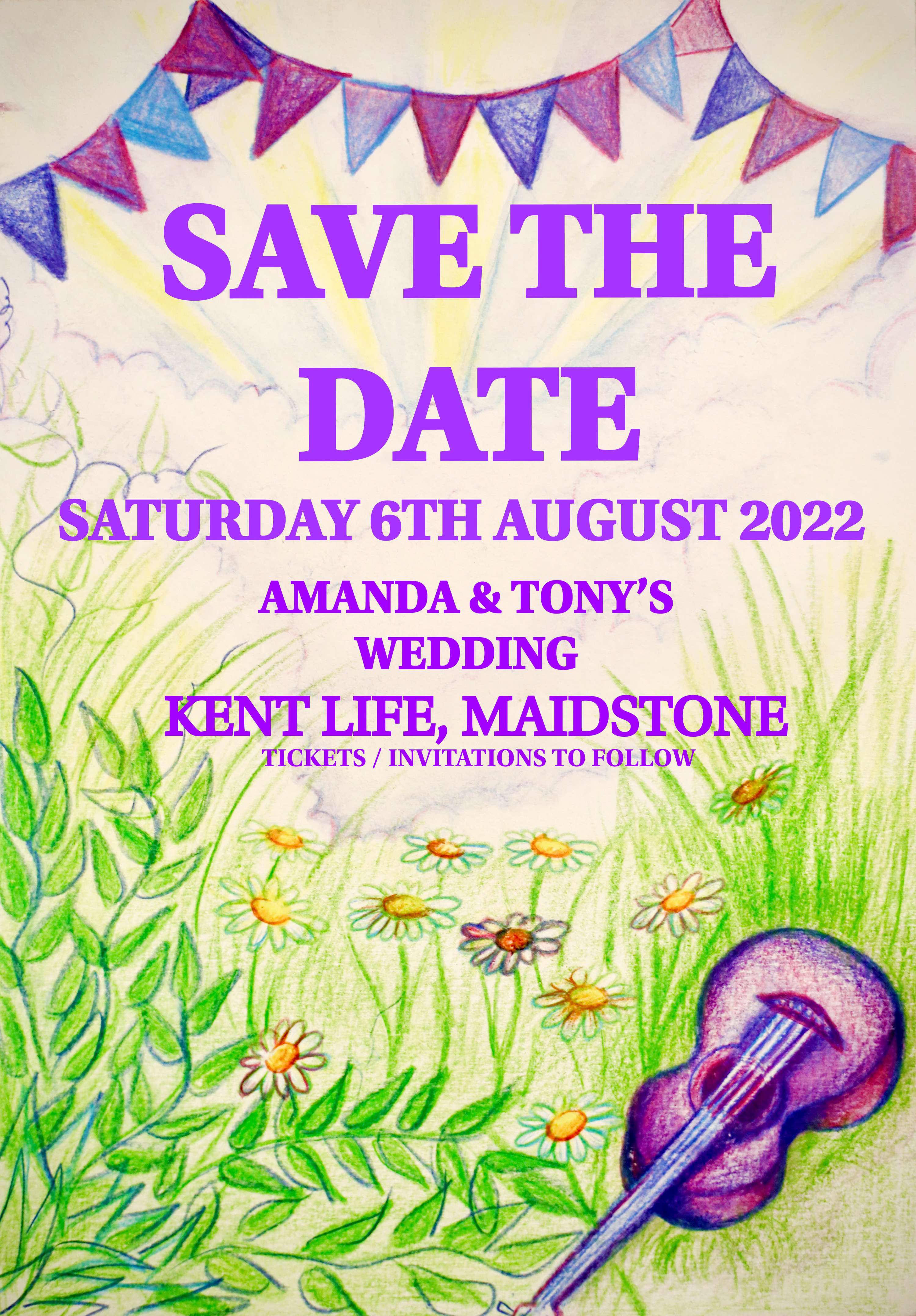 Wedding Save the Dates & Invites by Rachel Grace Lloyd