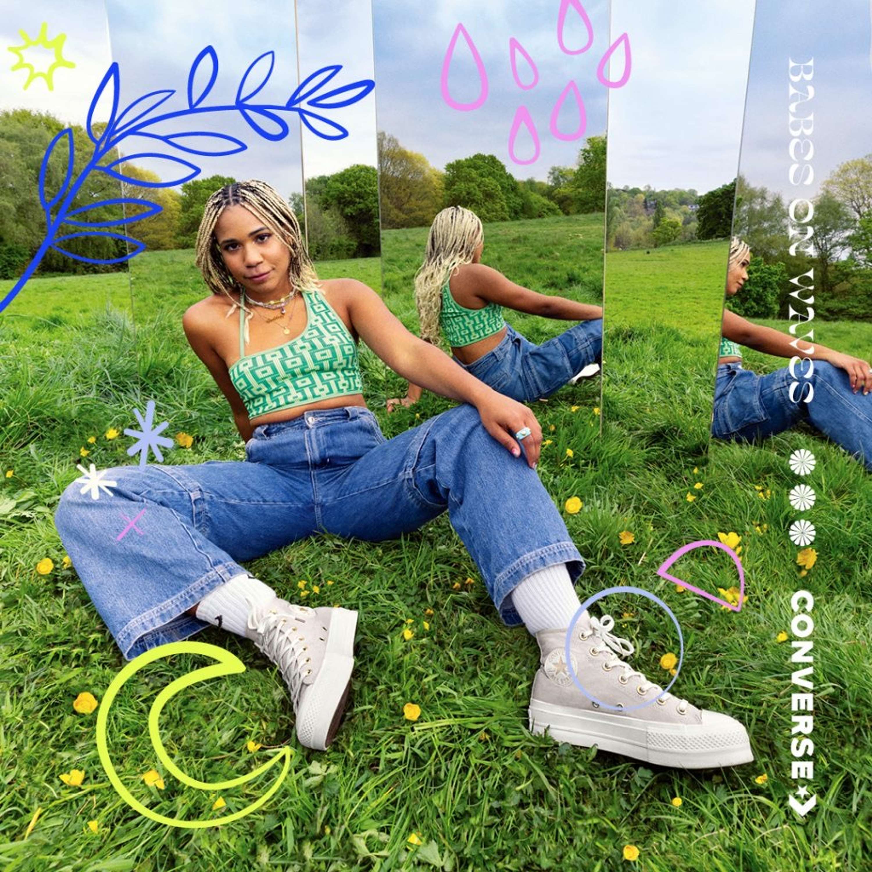 Office x Converse spring campaign by Caitriona Oladapo