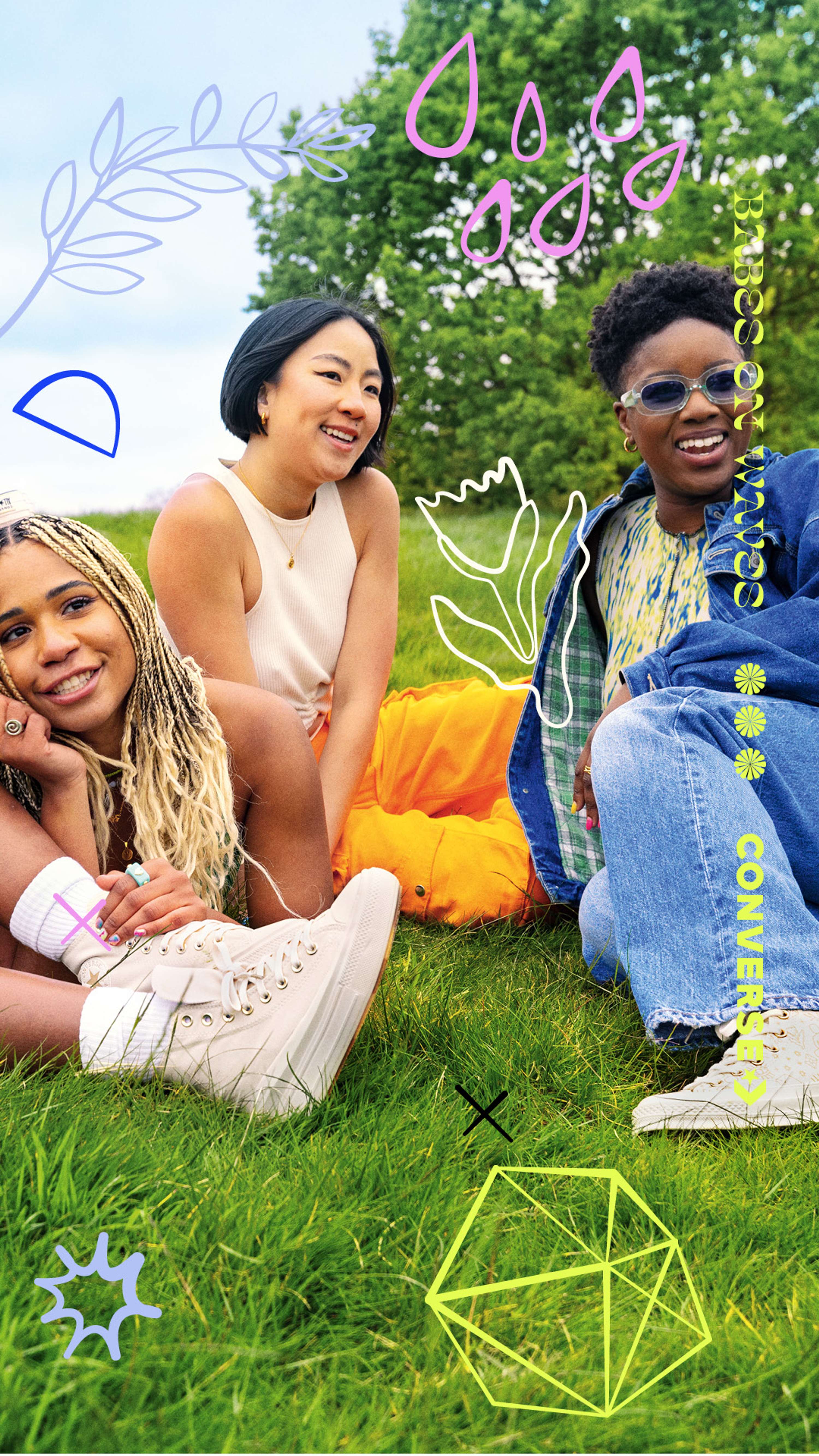 Office x Converse spring campaign by Caitriona Oladapo