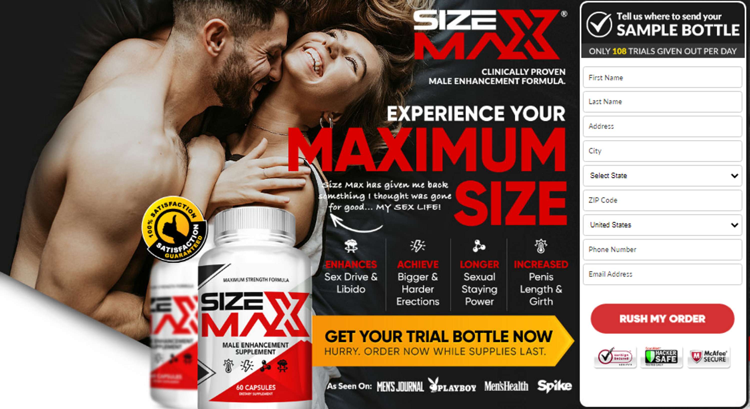 Size Max Male Enhancement - (Work Or Hoax) Natural Pills To Increase Sexual Power!! Price by Health Hub